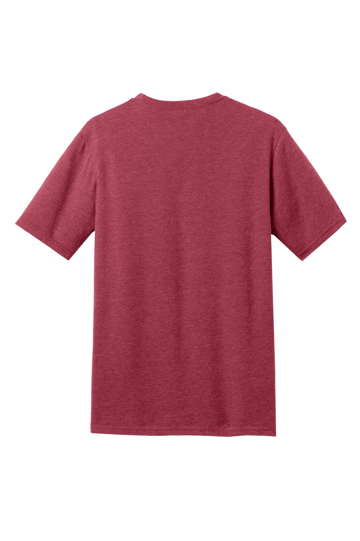 District Perfect Blend CVC Tee - Heathered Red