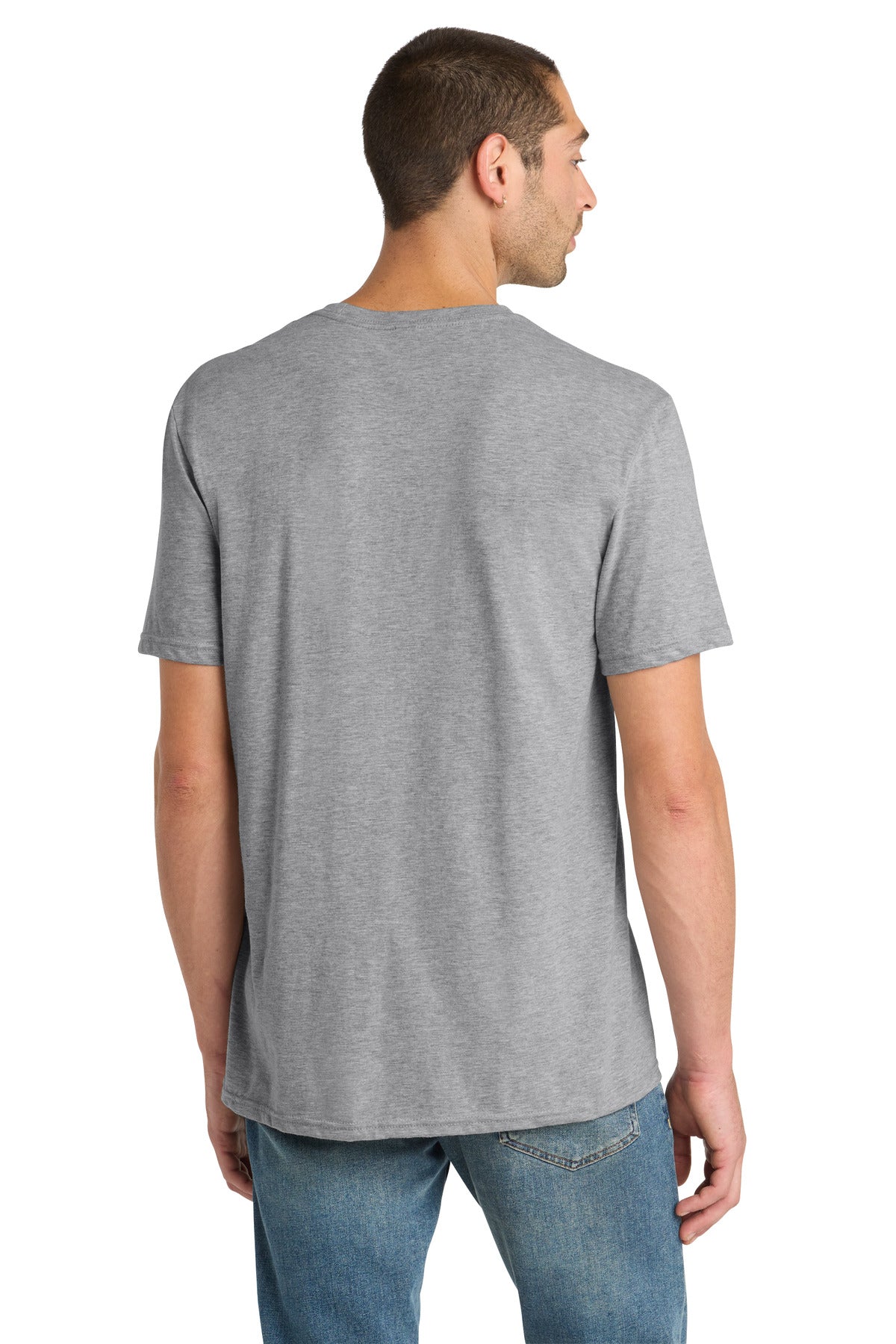 District Perfect Blend CVC Tee - Light Heather Grey