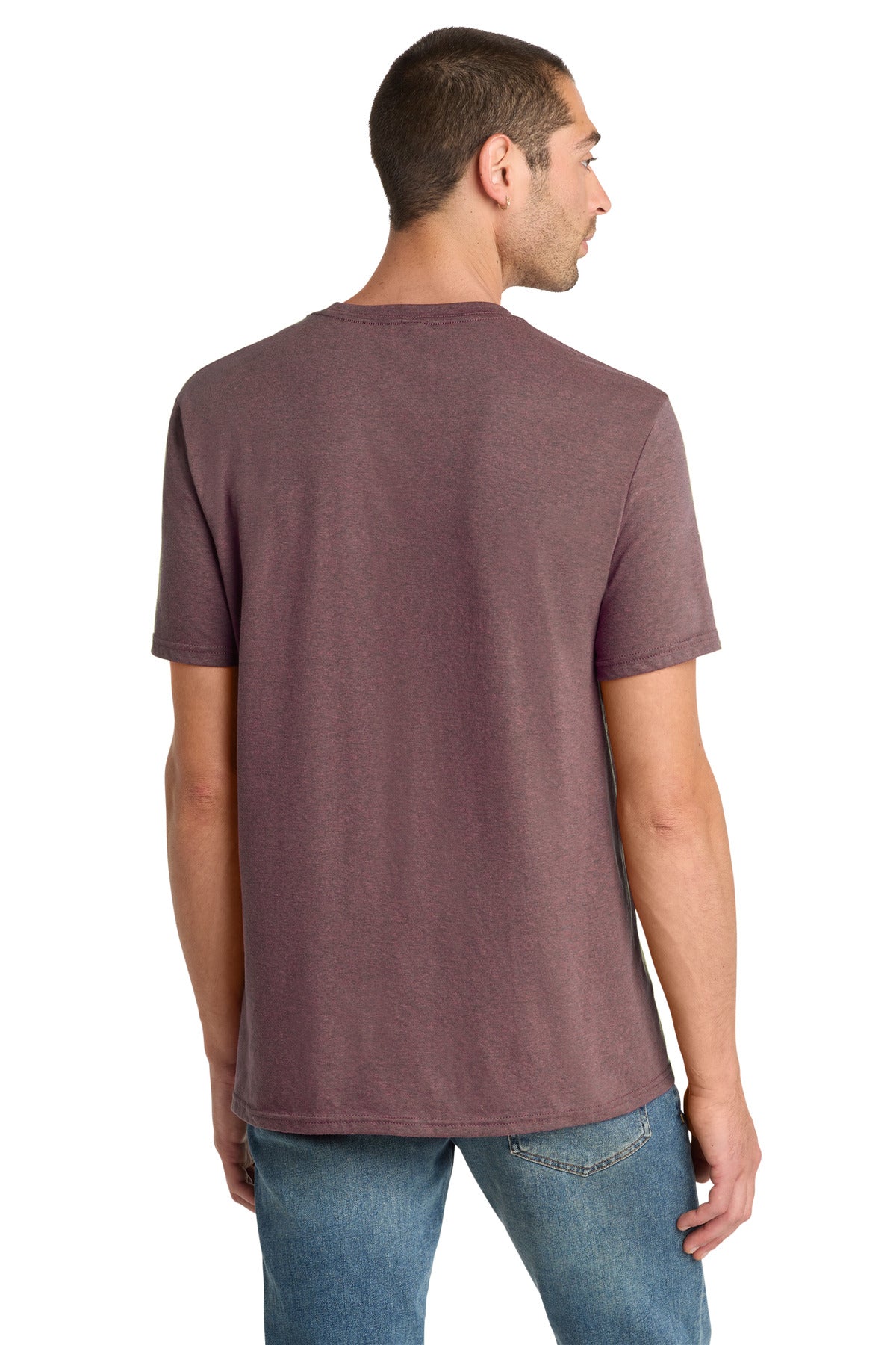 District Perfect Blend CVC Tee - Rose Fleck