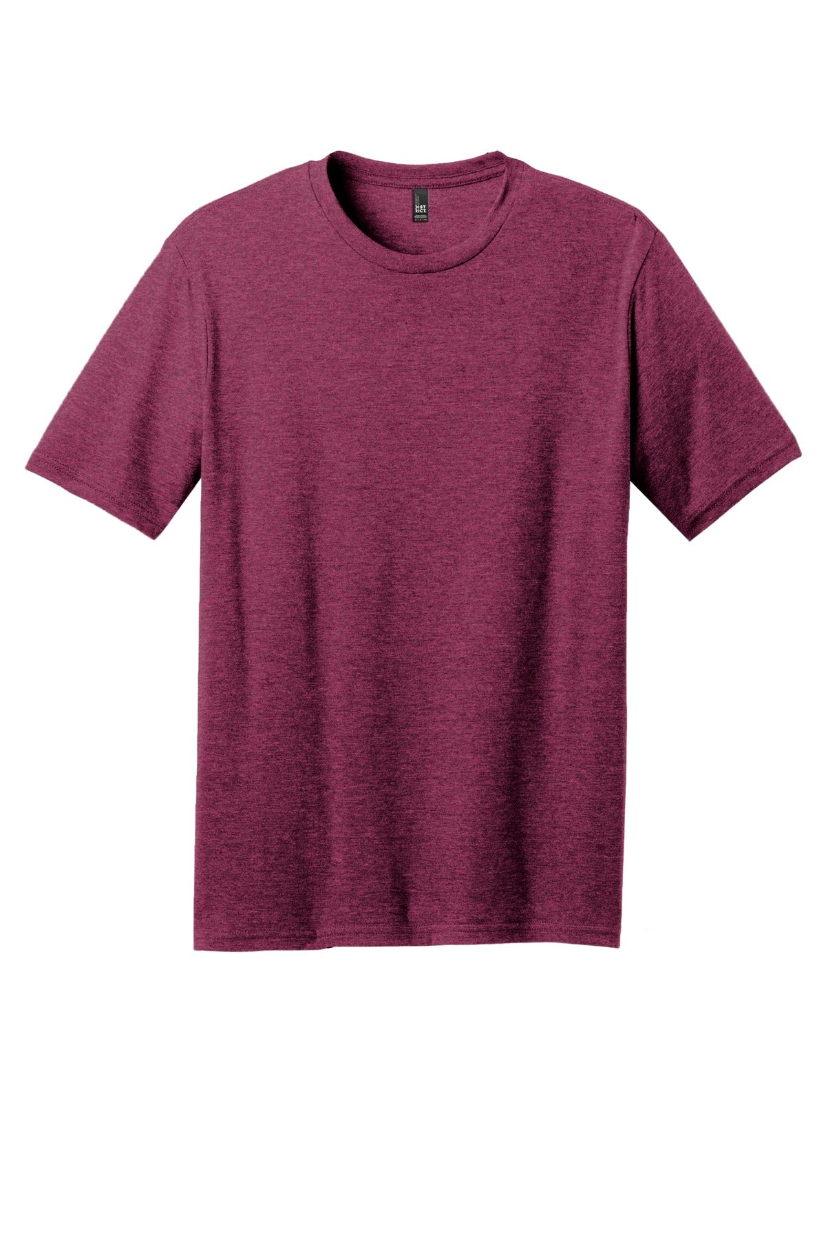 District Perfect Blend CVC Tee - Raspberry Fleck