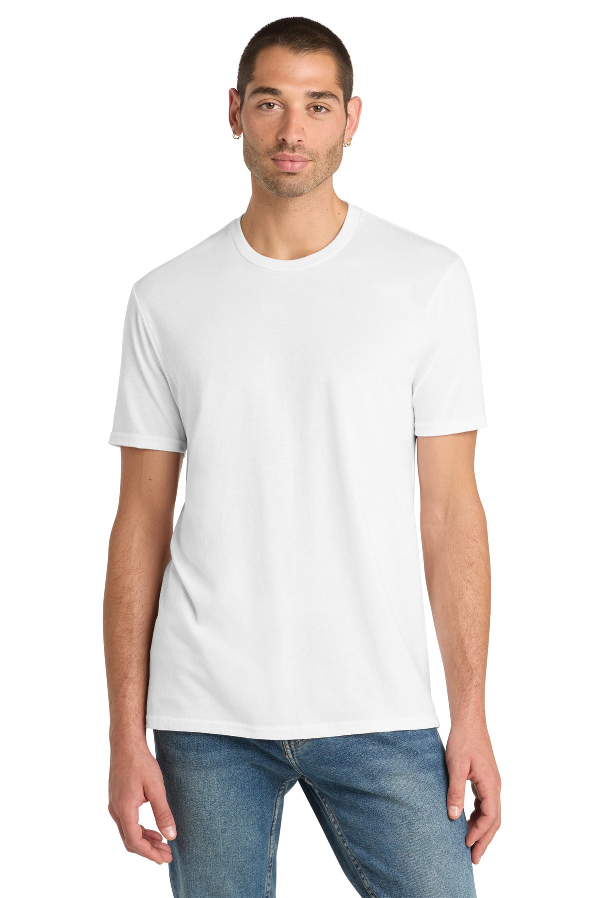 District Perfect Blend CVC Tee - White