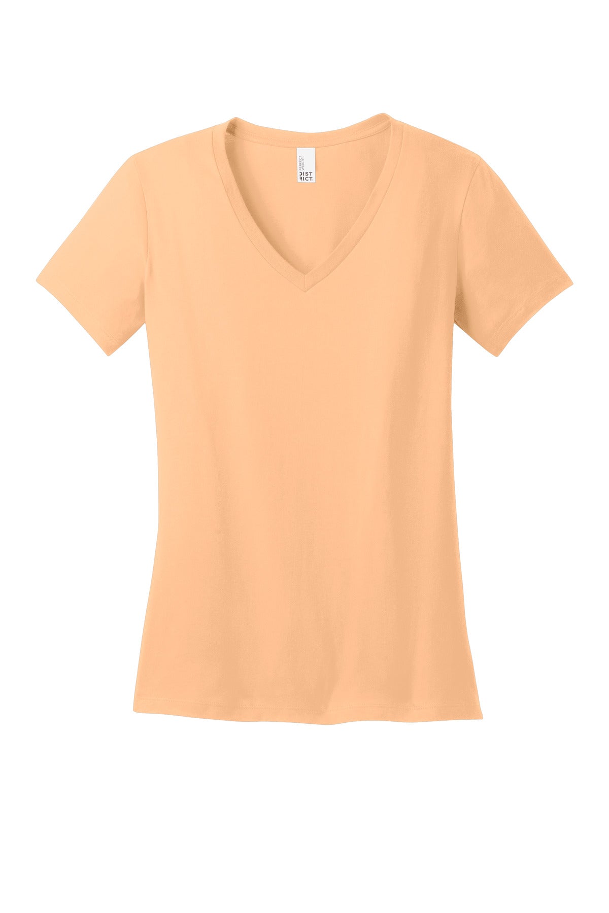 District - Women's Perfect Weight V-Neck Tee - Apricot