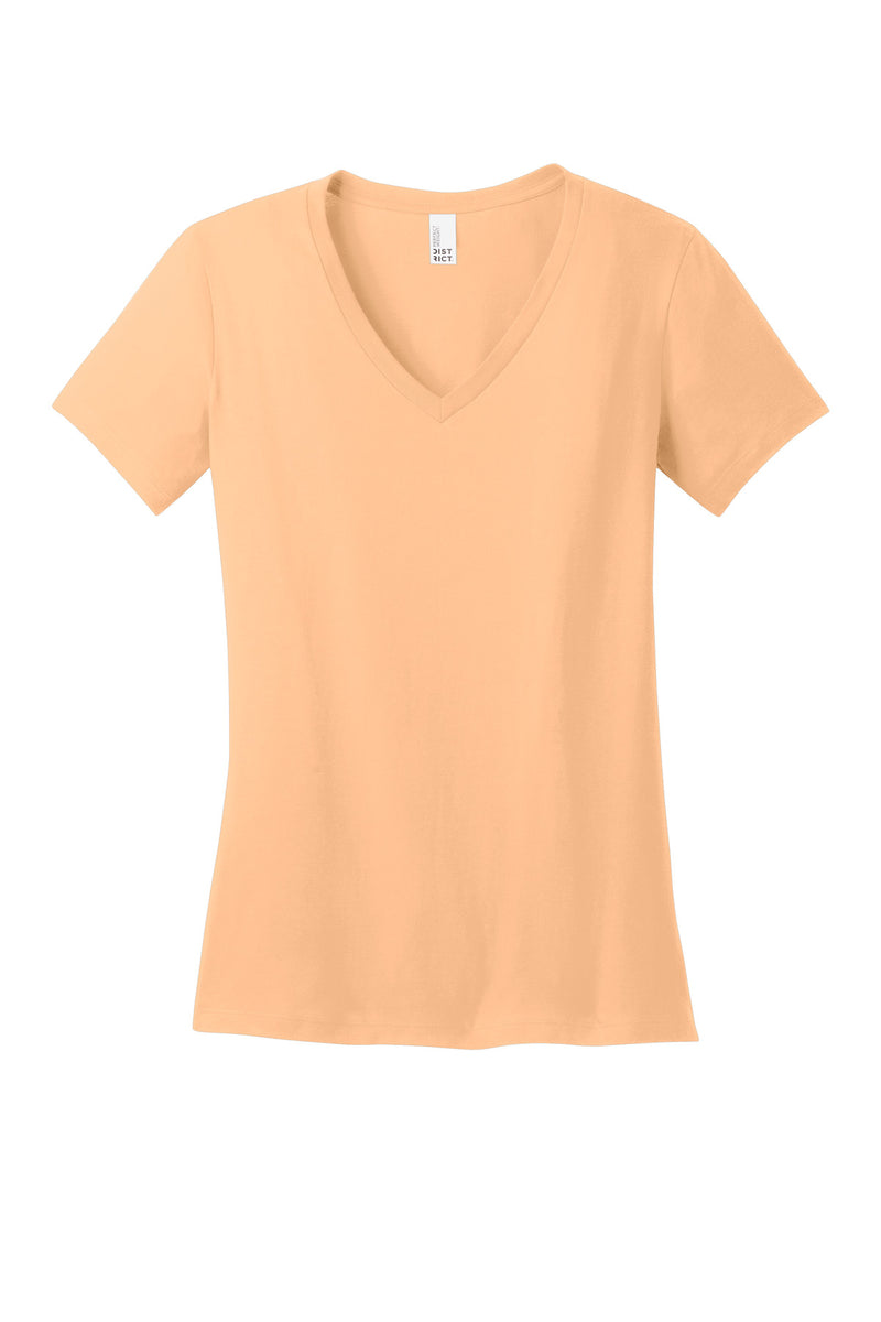 District - Women's Perfect Weight V-Neck Tee - Apricot