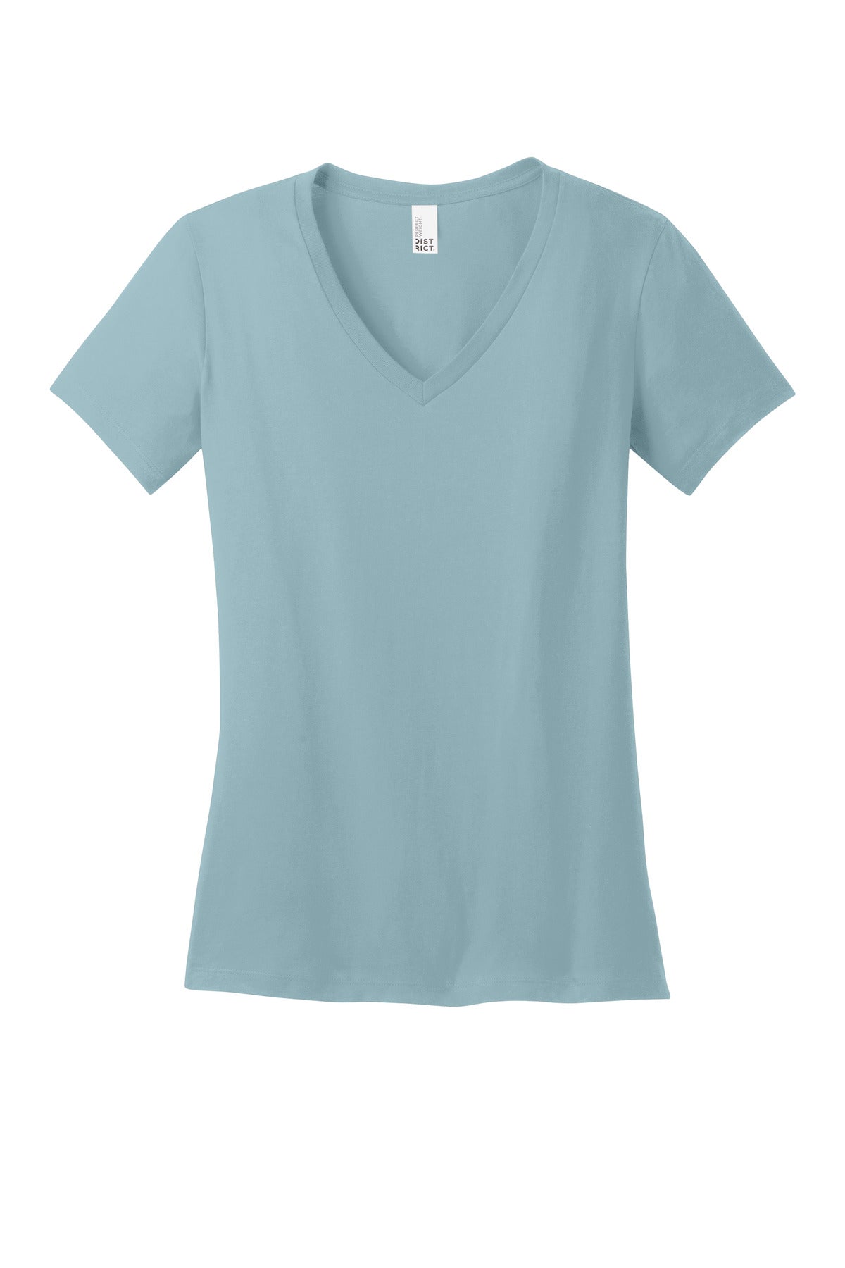 District - Women's Perfect Weight V-Neck Tee - Blue Fog