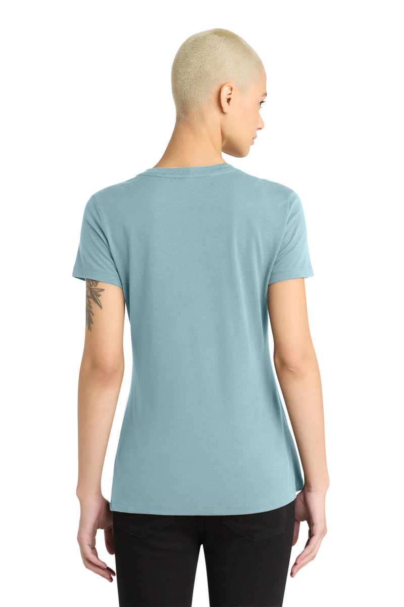 District - Women's Perfect Weight V-Neck Tee - Blue Fog