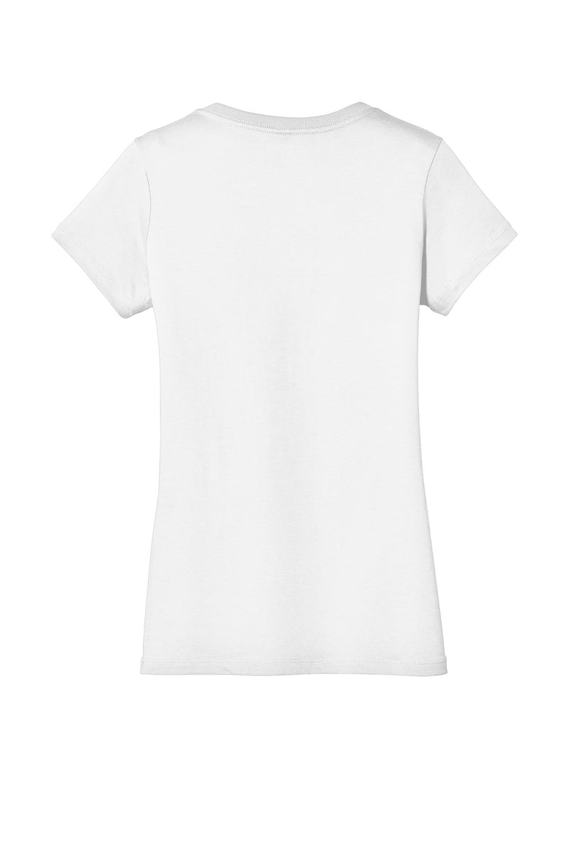 District - Women's Perfect Weight V-Neck Tee - Bright White