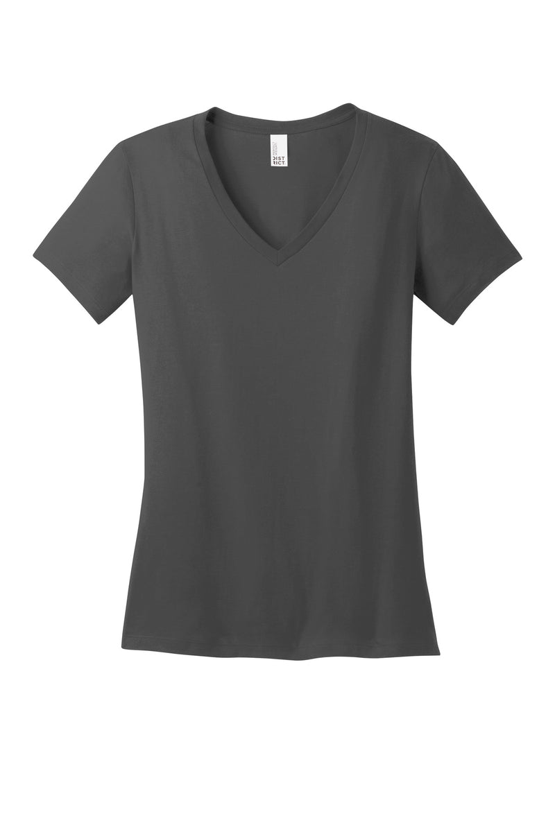 District - Women's Perfect Weight V-Neck Tee - Charcoal