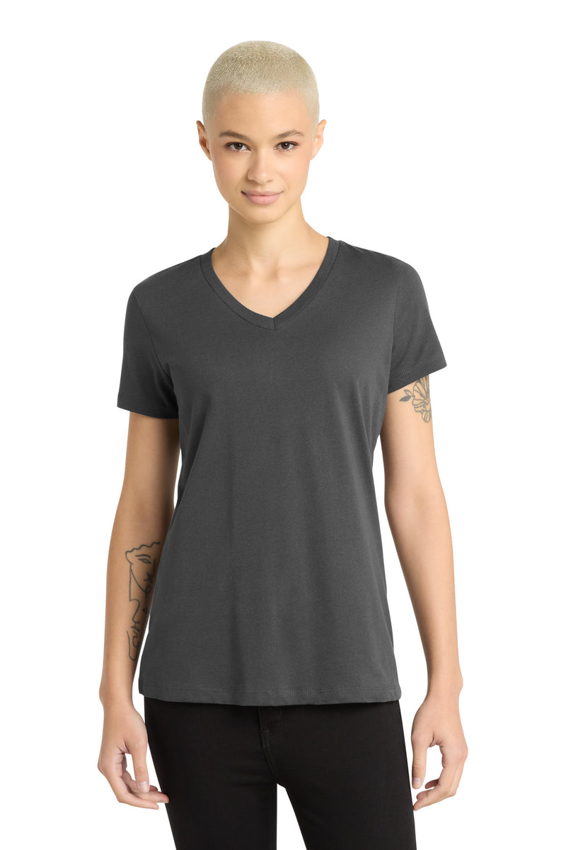 District - Women's Perfect Weight V-Neck Tee - Charcoal