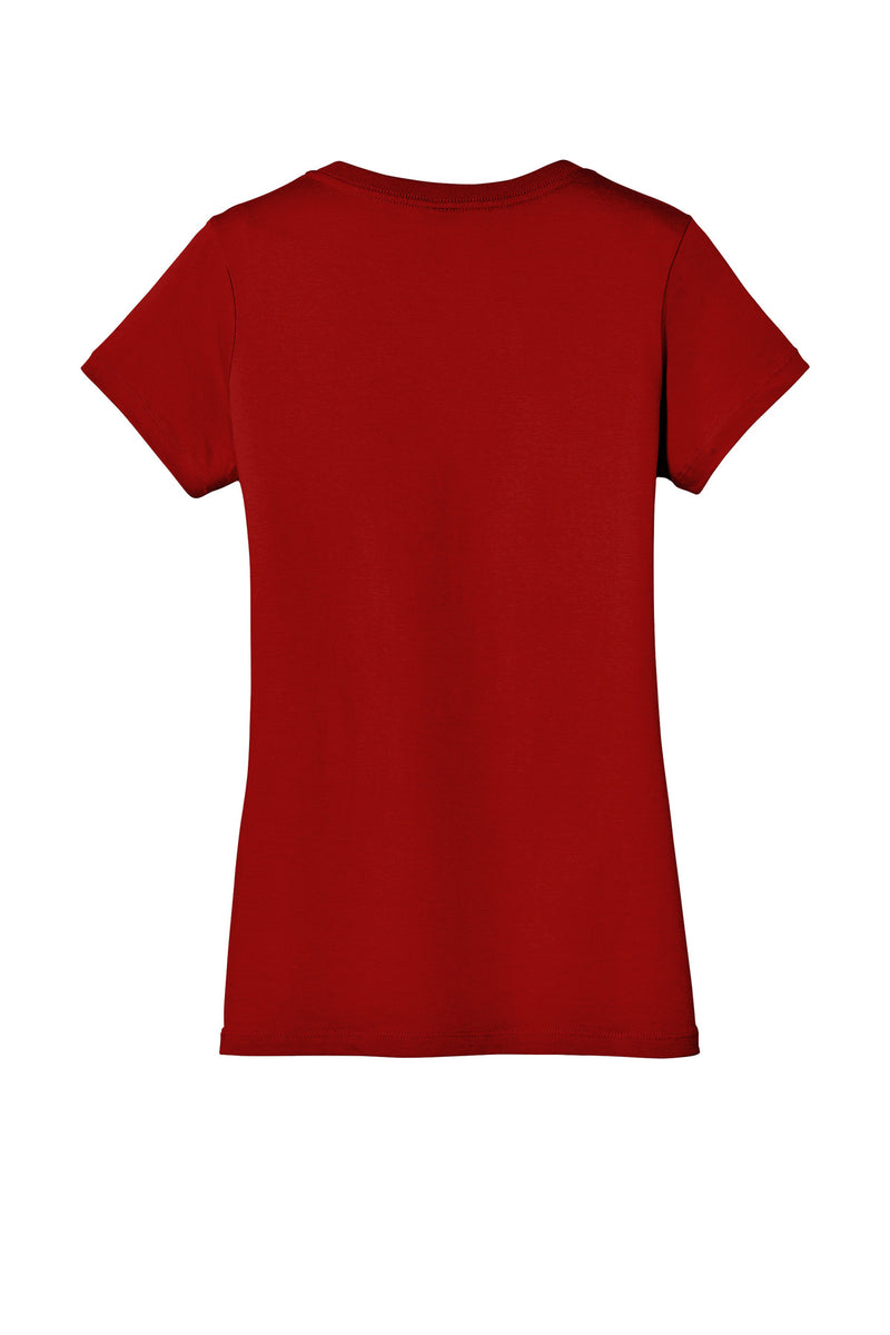 District - Women's Perfect Weight V-Neck Tee - Classic Red