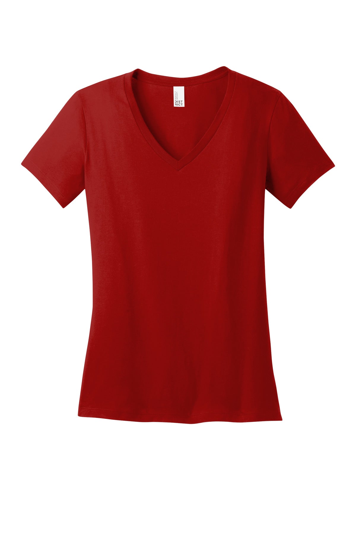 District - Women's Perfect Weight V-Neck Tee - Classic Red