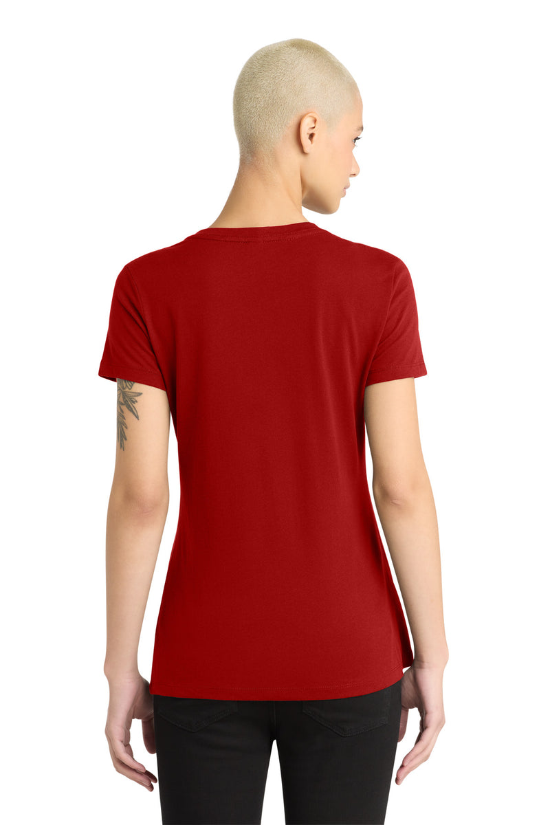District - Women's Perfect Weight V-Neck Tee - Classic Red