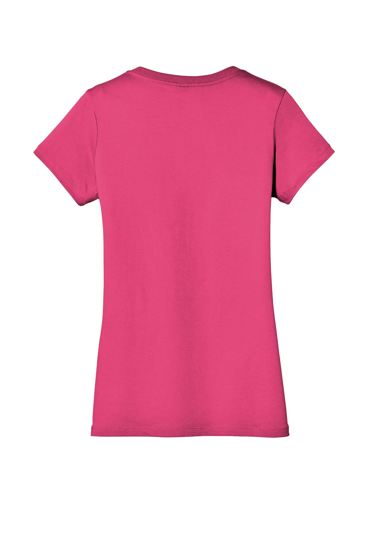 District - Women's Perfect Weight V-Neck Tee - Dark Fuchsia