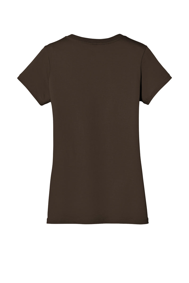 District - Women's Perfect Weight V-Neck Tee - Espresso