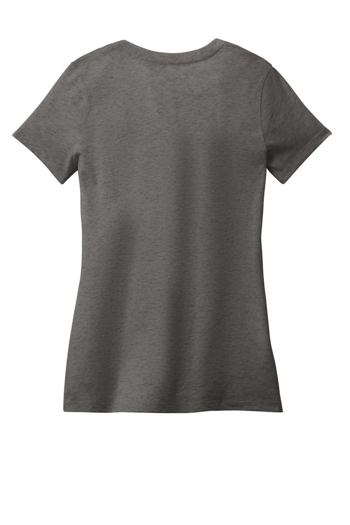 District - Women's Perfect Weight V-Neck Tee - Heathered Charcoal