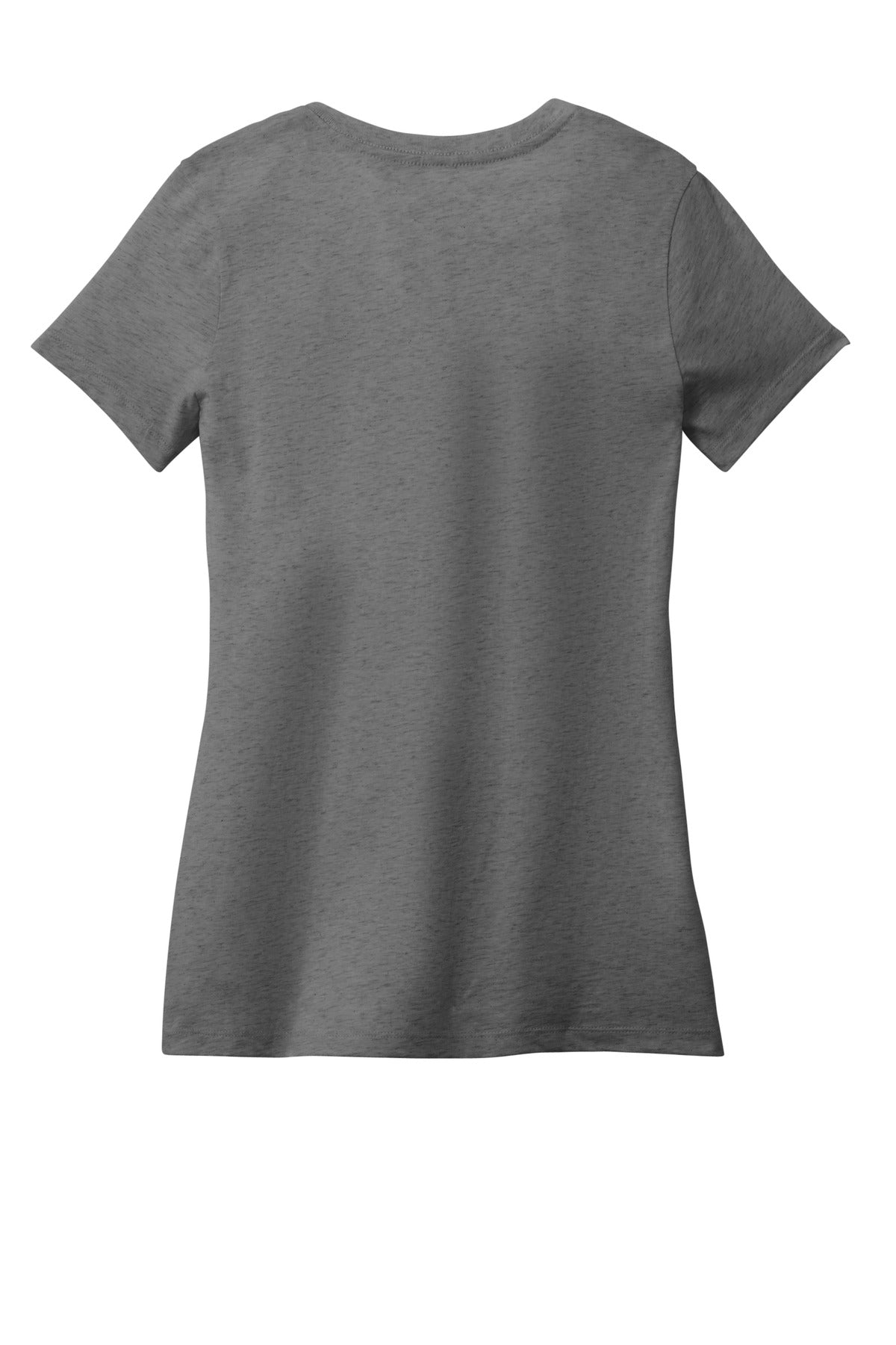 District - Women's Perfect Weight V-Neck Tee - Heathered Nickel