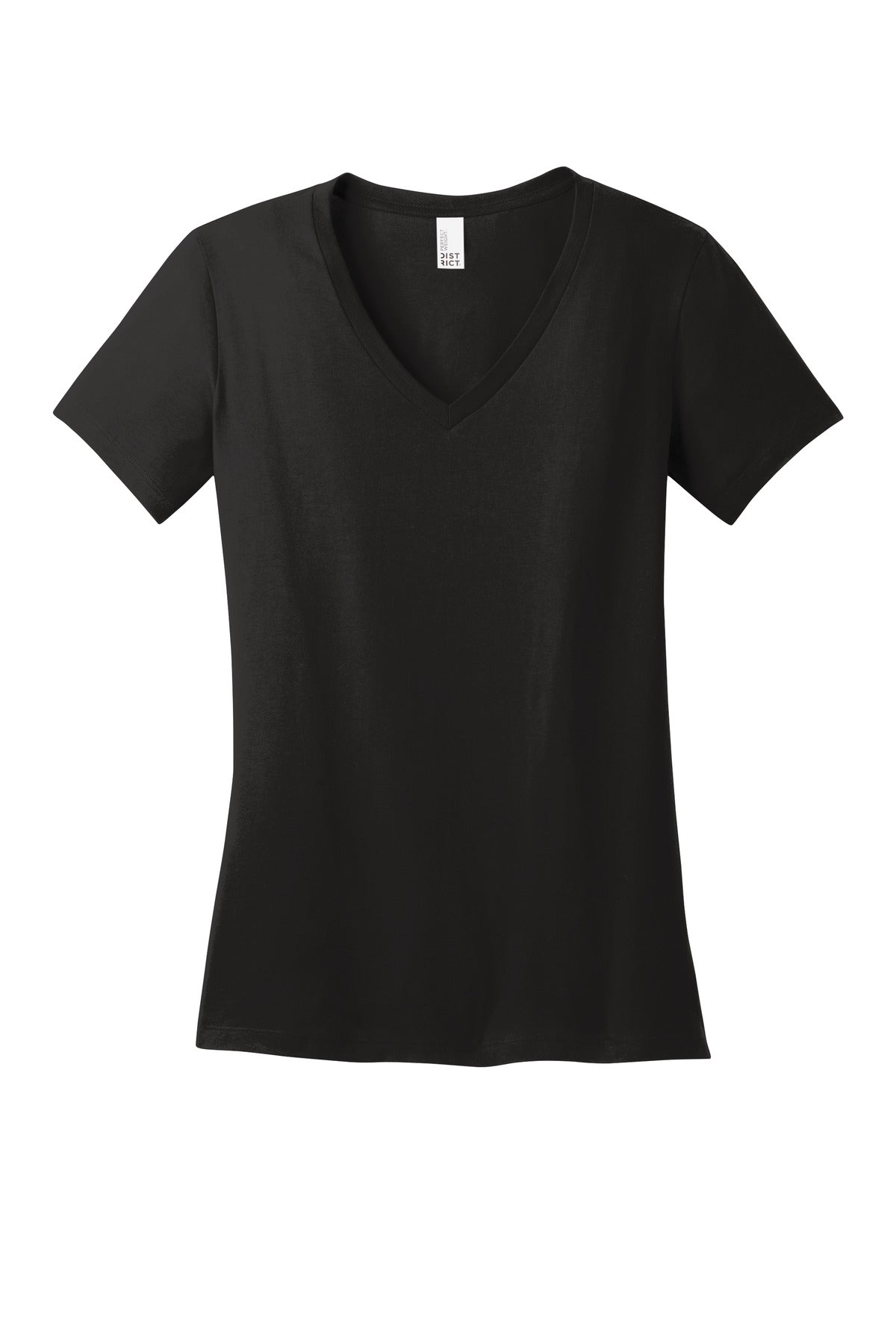 District - Women's Perfect Weight V-Neck Tee - Jet Black