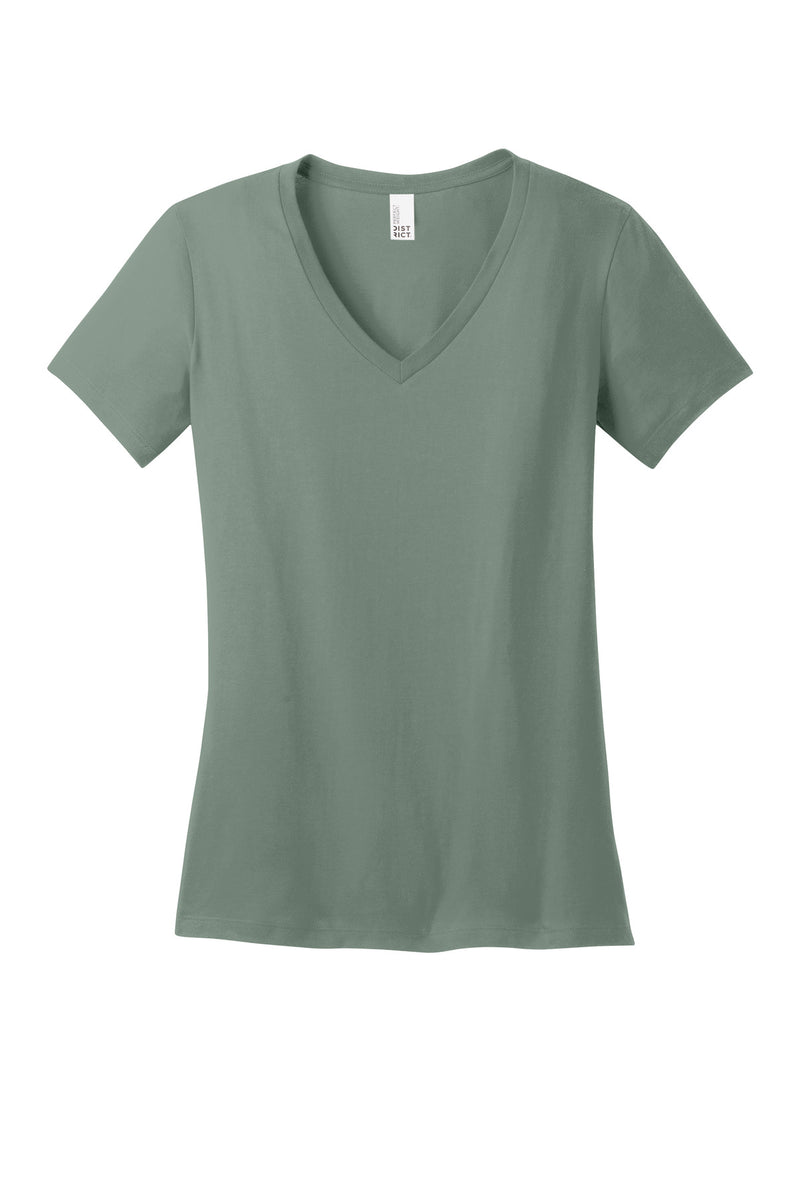 District - Women's Perfect Weight V-Neck Tee - Laurel Green