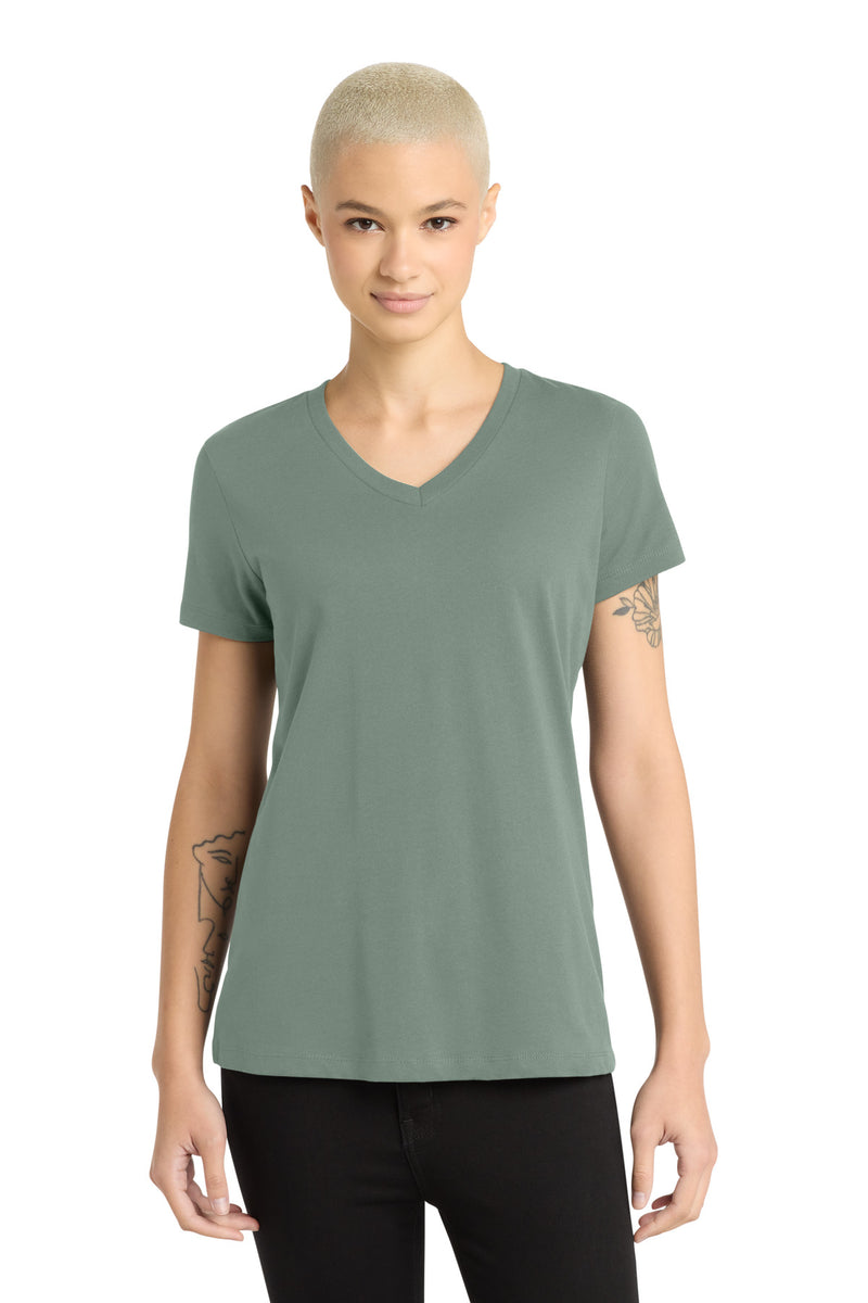 District - Women's Perfect Weight V-Neck Tee - Laurel Green