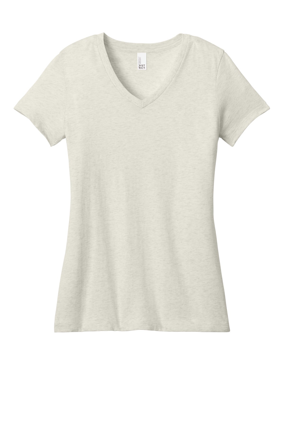 District - Women's Perfect Weight V-Neck Tee - Oatmeal Heather