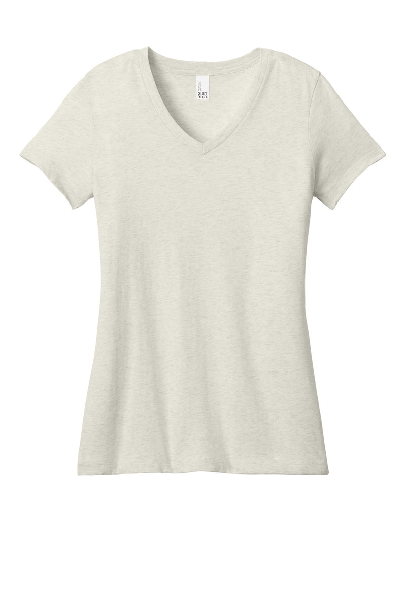 District - Women's Perfect Weight V-Neck Tee - Oatmeal Heather
