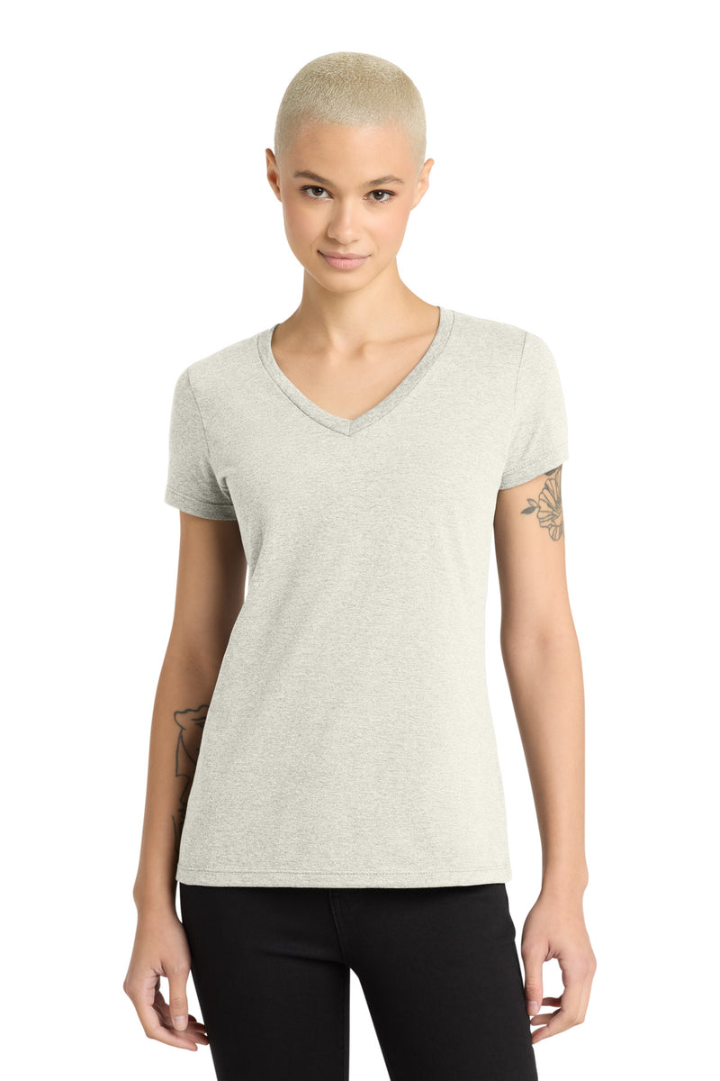 District - Women's Perfect Weight V-Neck Tee - Oatmeal Heather