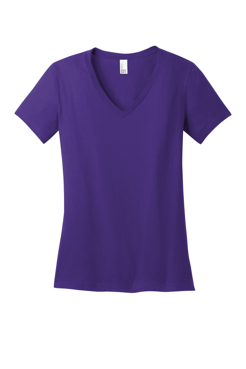 District - Women's Perfect Weight V-Neck Tee - Purple