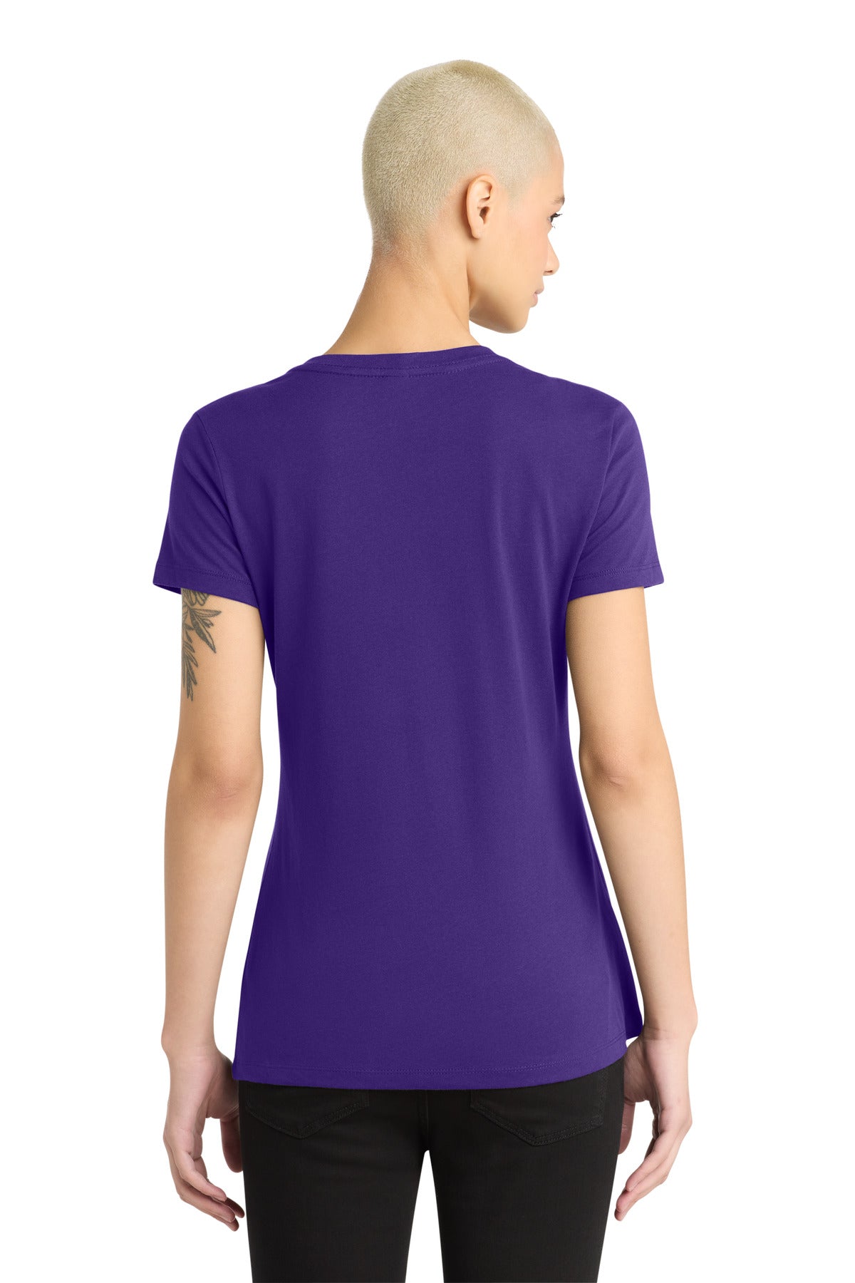District - Women's Perfect Weight V-Neck Tee - Purple