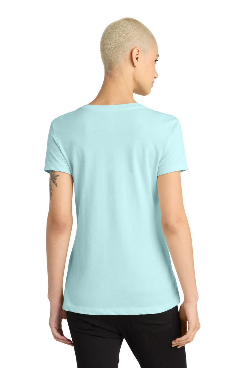 District - Women's Perfect Weight V-Neck Tee - Seaglass Blue