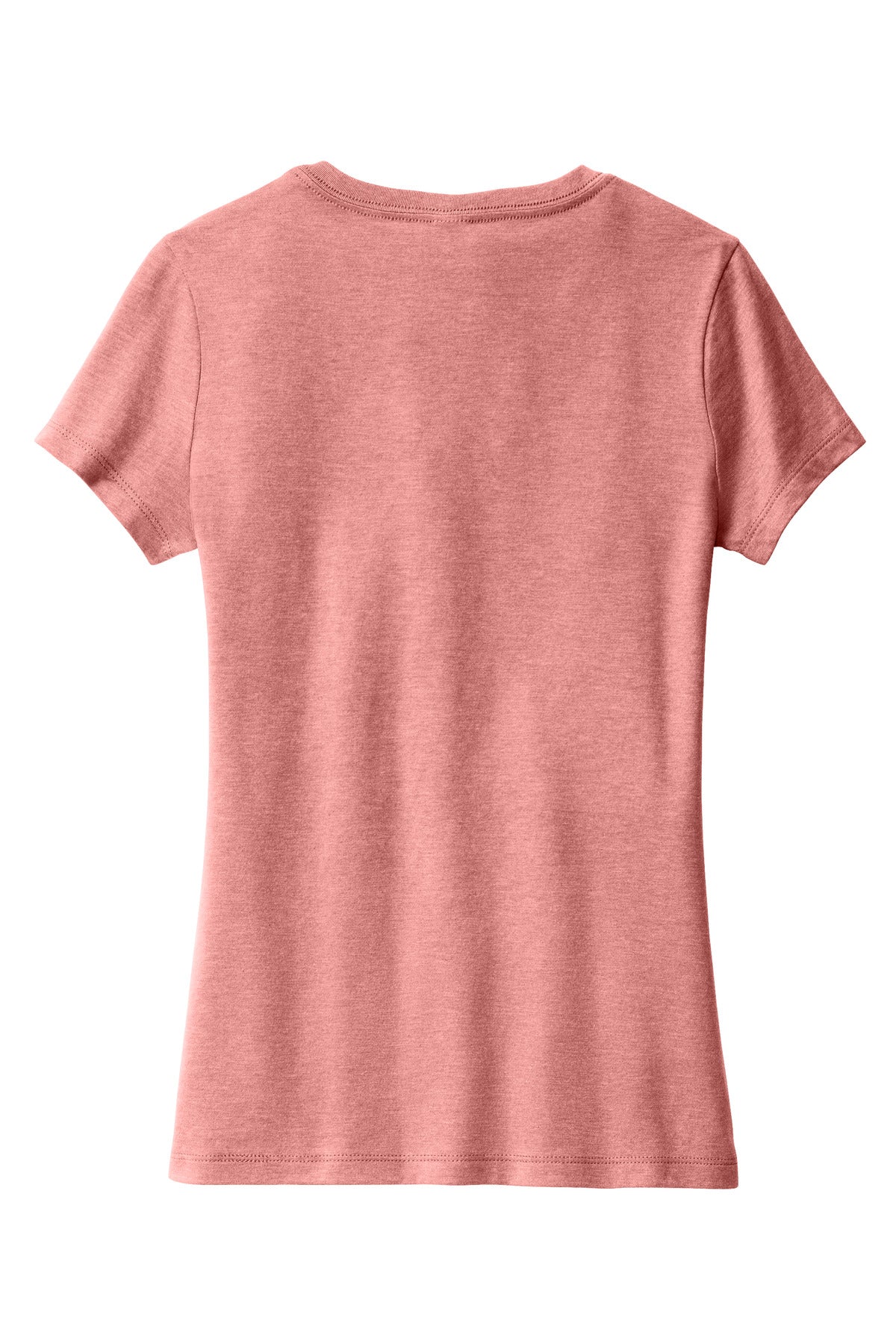District Women's Perfect Blend CVC V-Neck Tee - Blush Frost