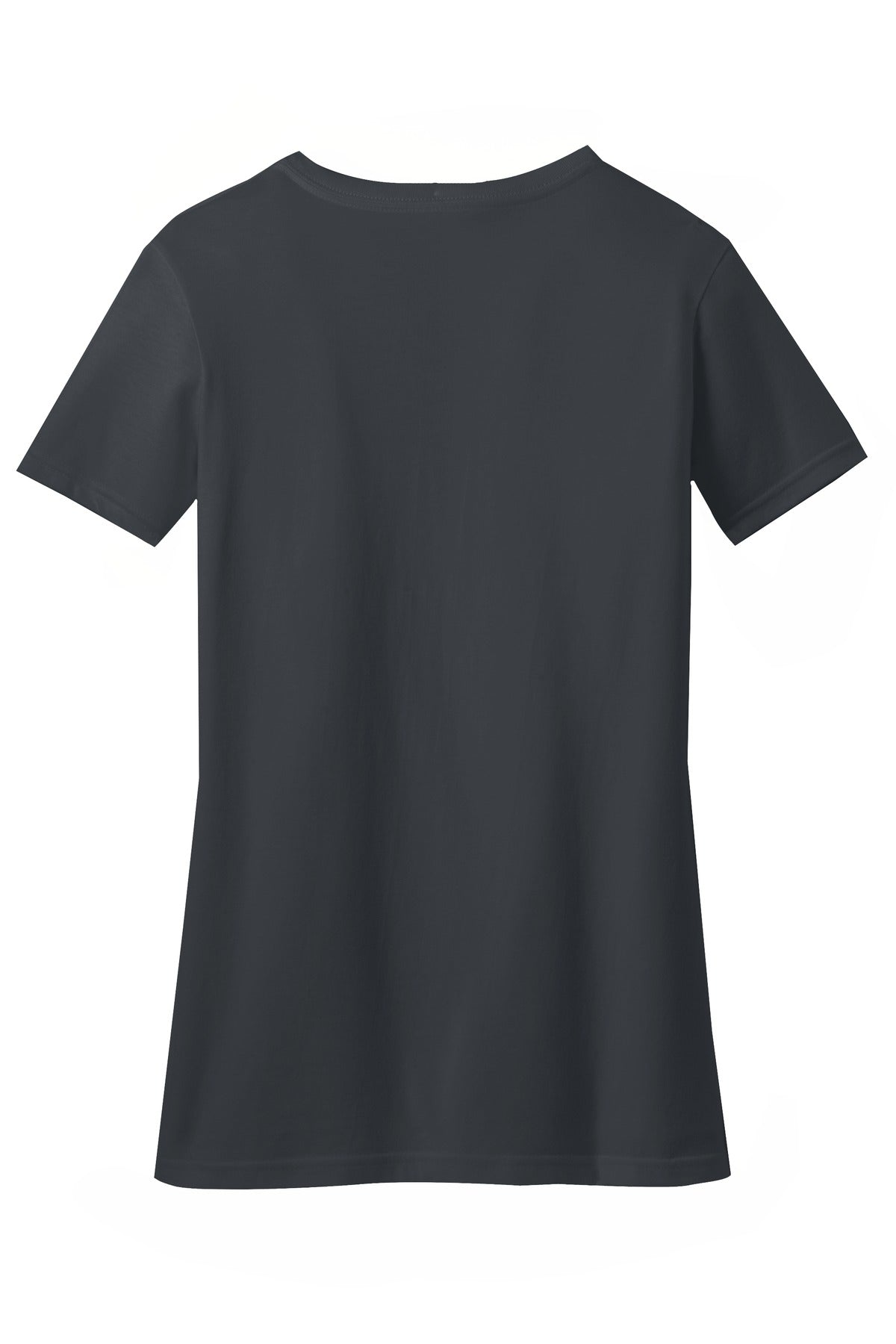 District Women's Perfect Blend CVC V-Neck Tee - Charcoal