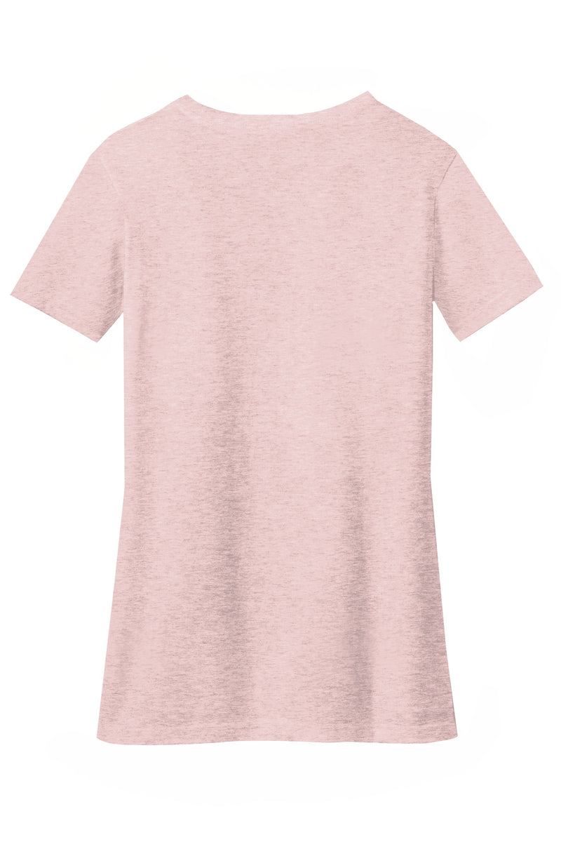 District Women's Perfect Blend CVC V-Neck Tee - Heathered Lavender