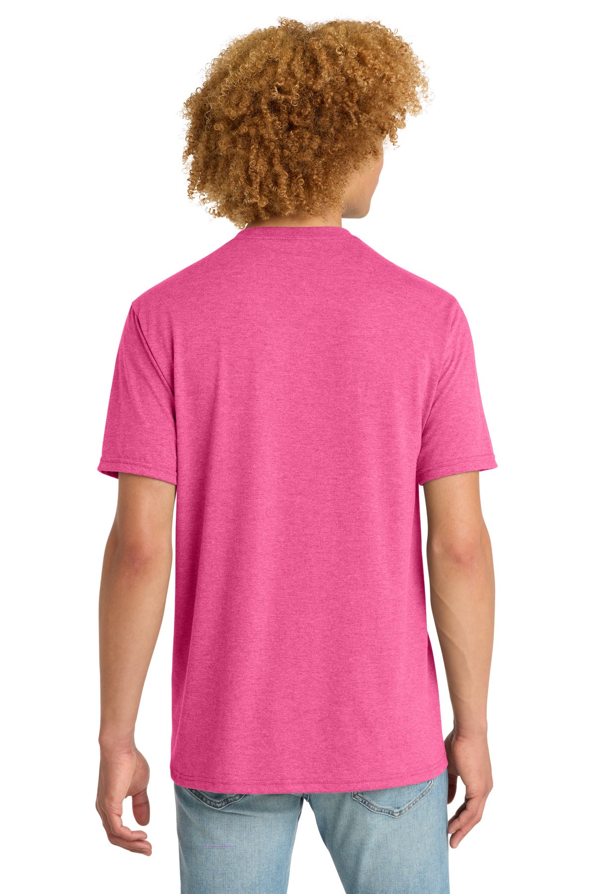 District   Perfect Tri   DTG Tee - Fuchsia Frost