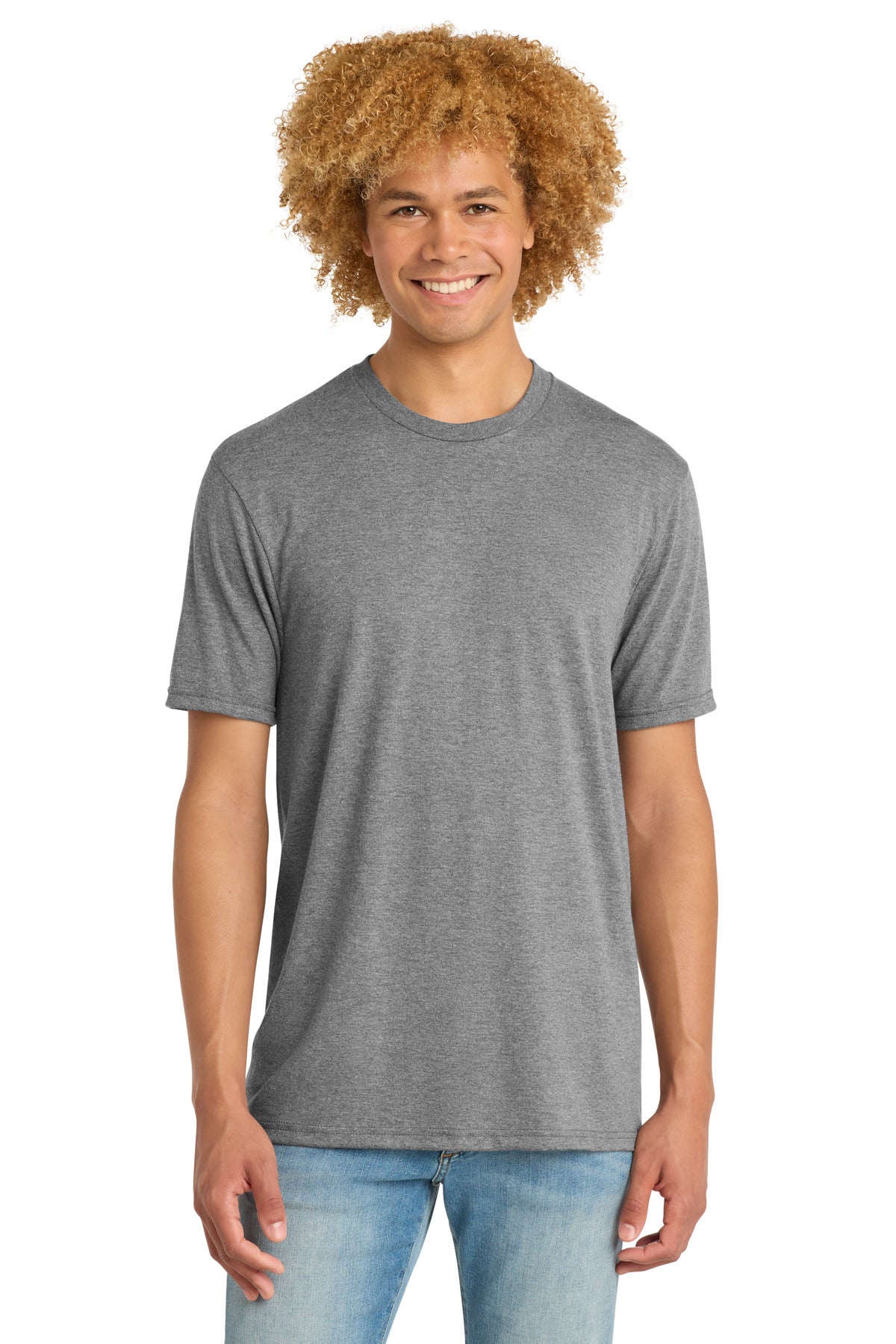 District   Perfect Tri   DTG Tee - Grey Frost