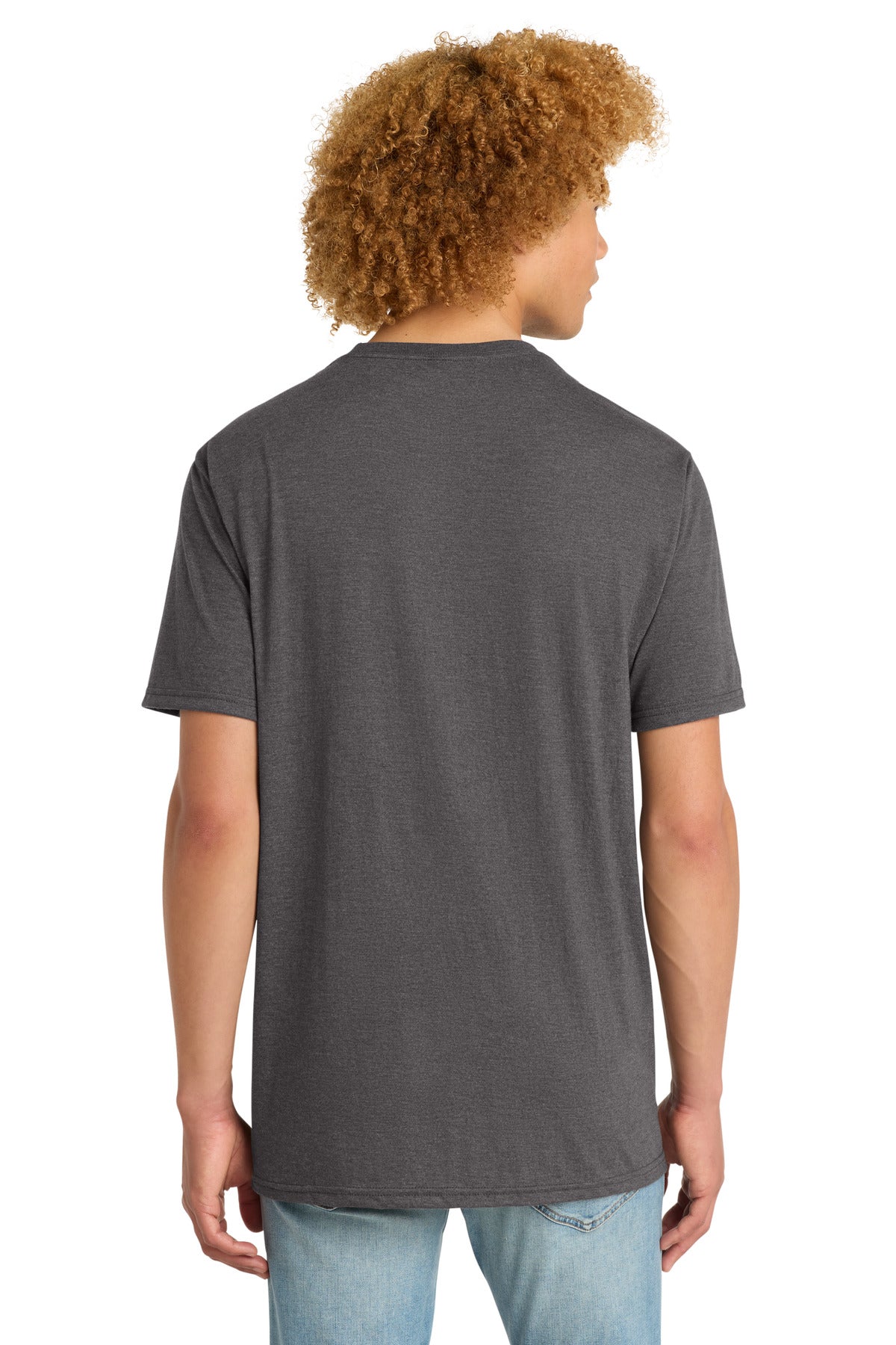 District   Perfect Tri   DTG Tee - Heathered Charcoal