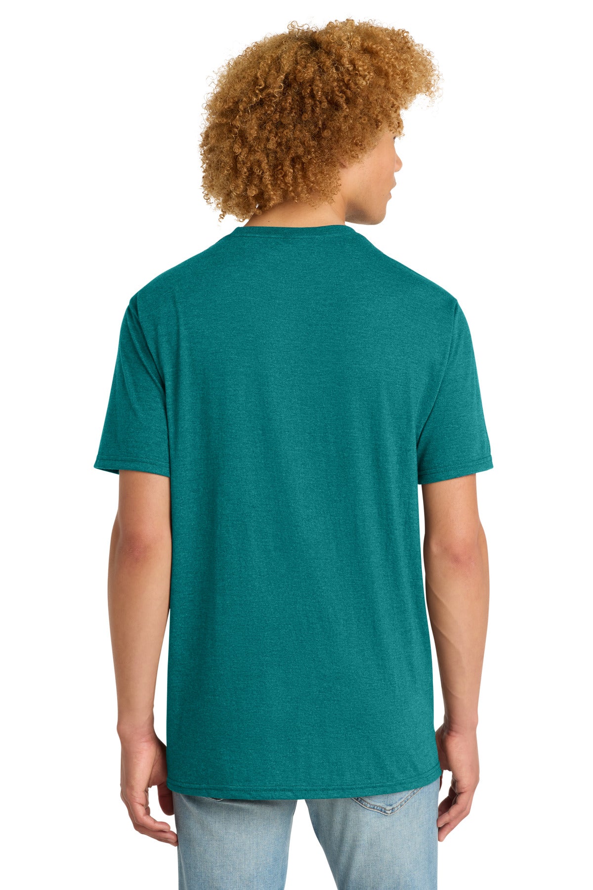 District   Perfect Tri   DTG Tee - Heathered Teal