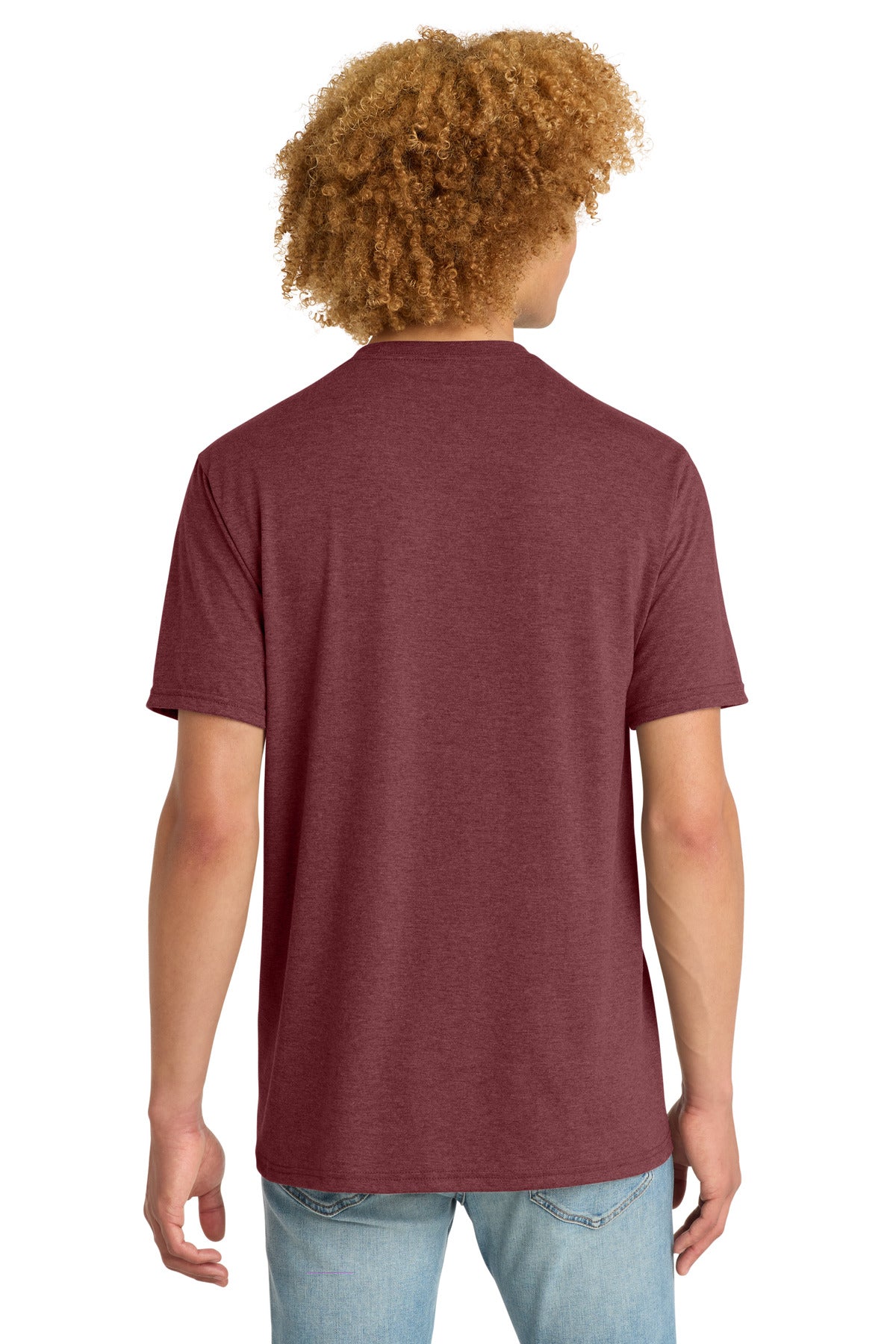 District   Perfect Tri   DTG Tee - Maroon Frost