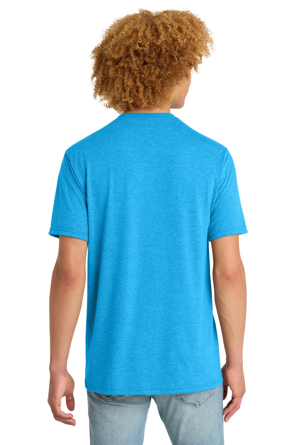 District   Perfect Tri   DTG Tee - Turquoise Frost