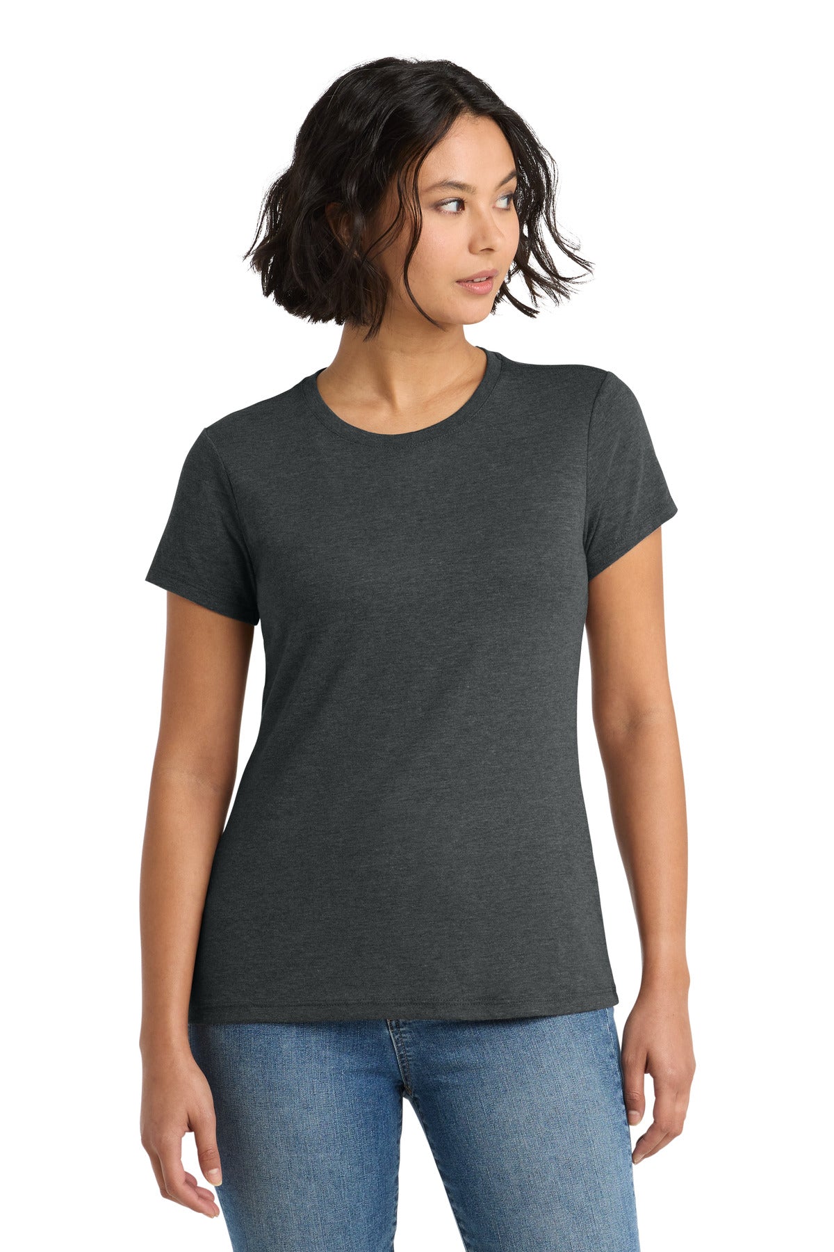 District  Women's Perfect Tri Tee - Black Frost