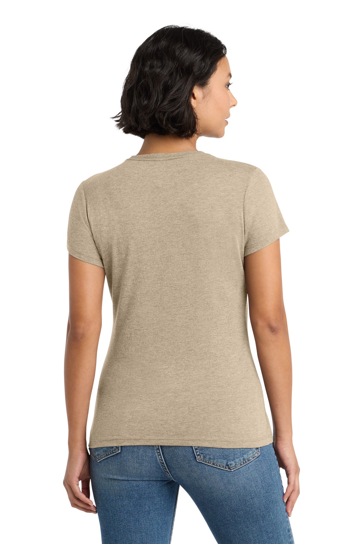 District  Women's Perfect Tri Tee - Desert Tan Heather