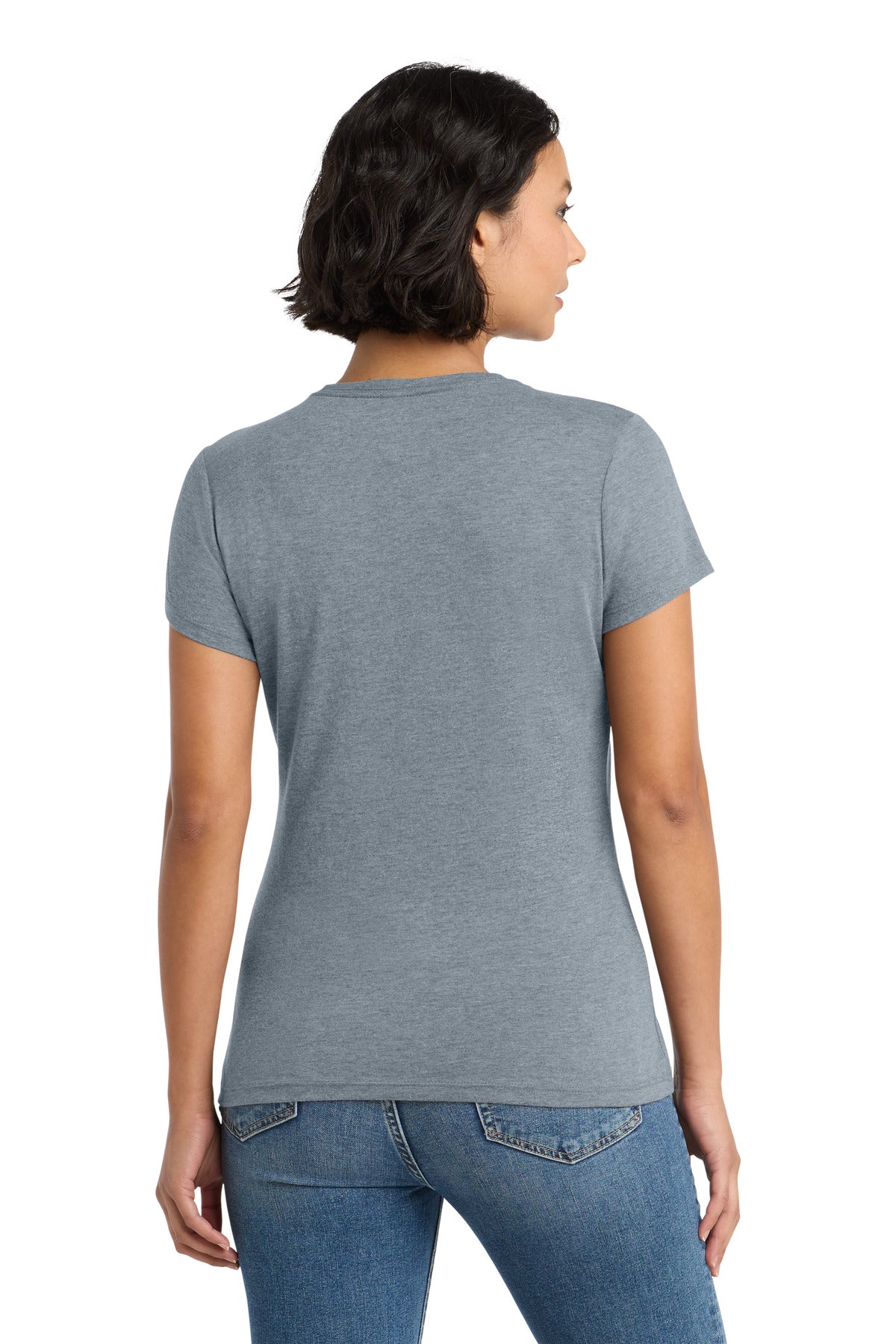 District  Women's Perfect Tri Tee - Flint Blue Heather