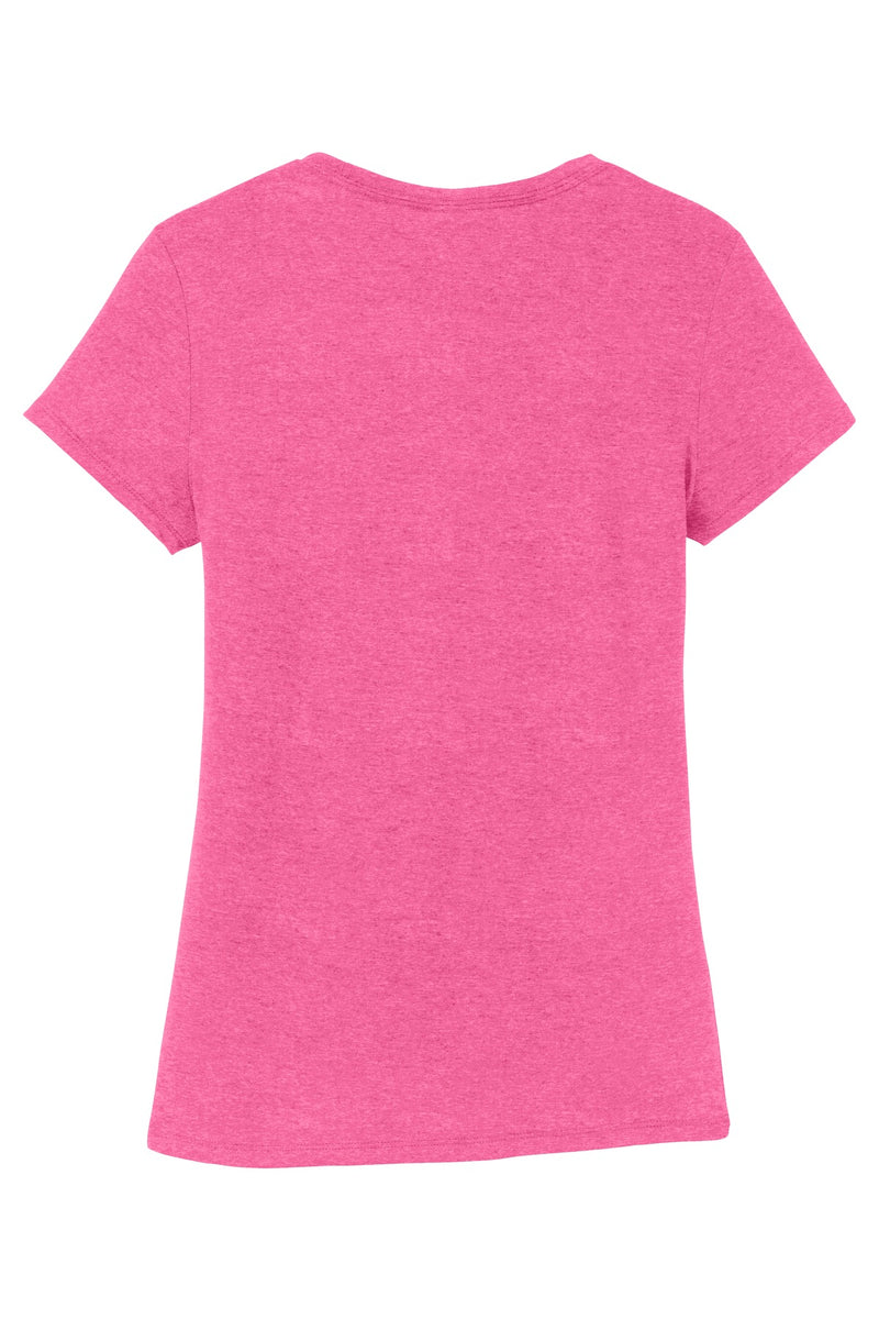 District  Women's Perfect Tri Tee - Fuchsia Frost
