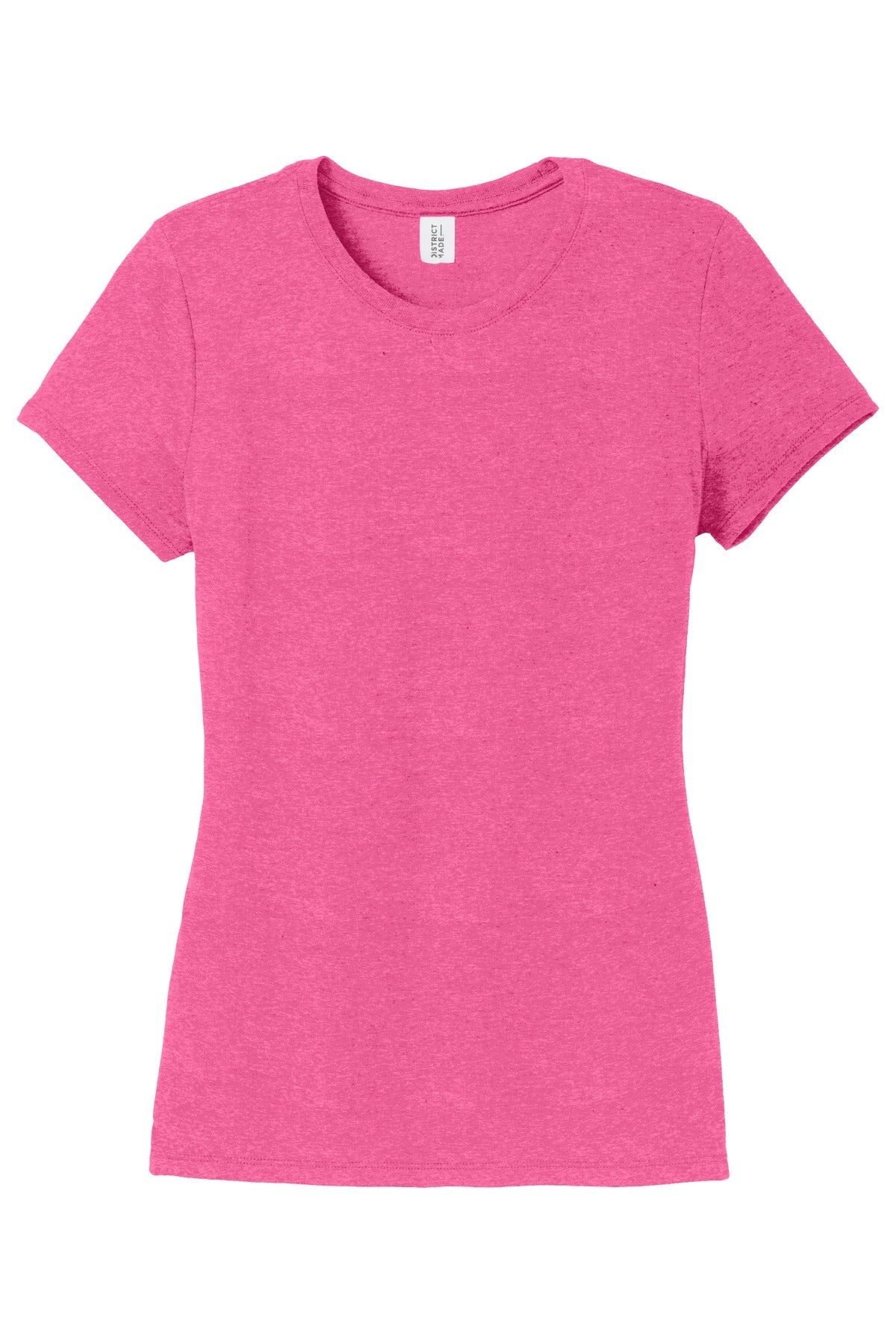 District  Women's Perfect Tri Tee - Fuchsia Frost