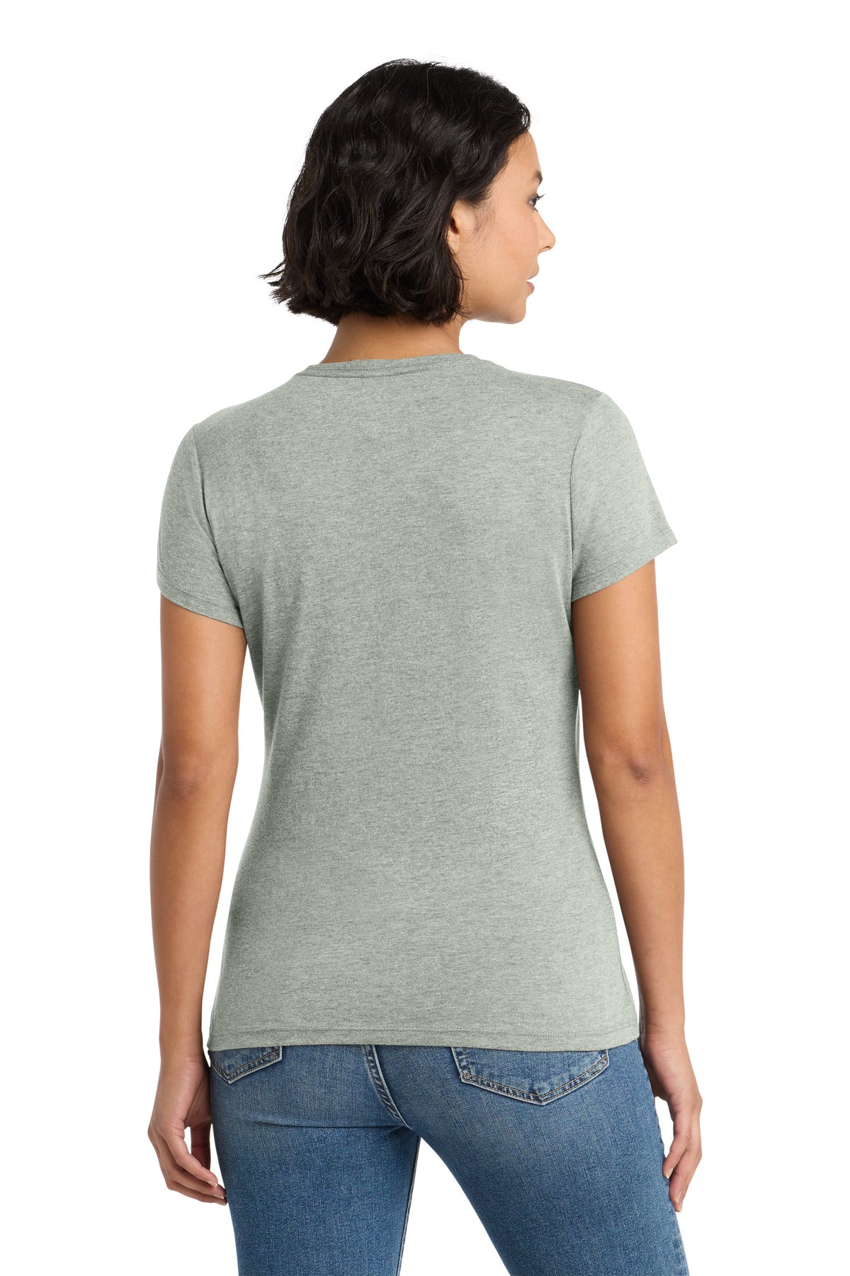 District  Women's Perfect Tri Tee - Heathered Grey