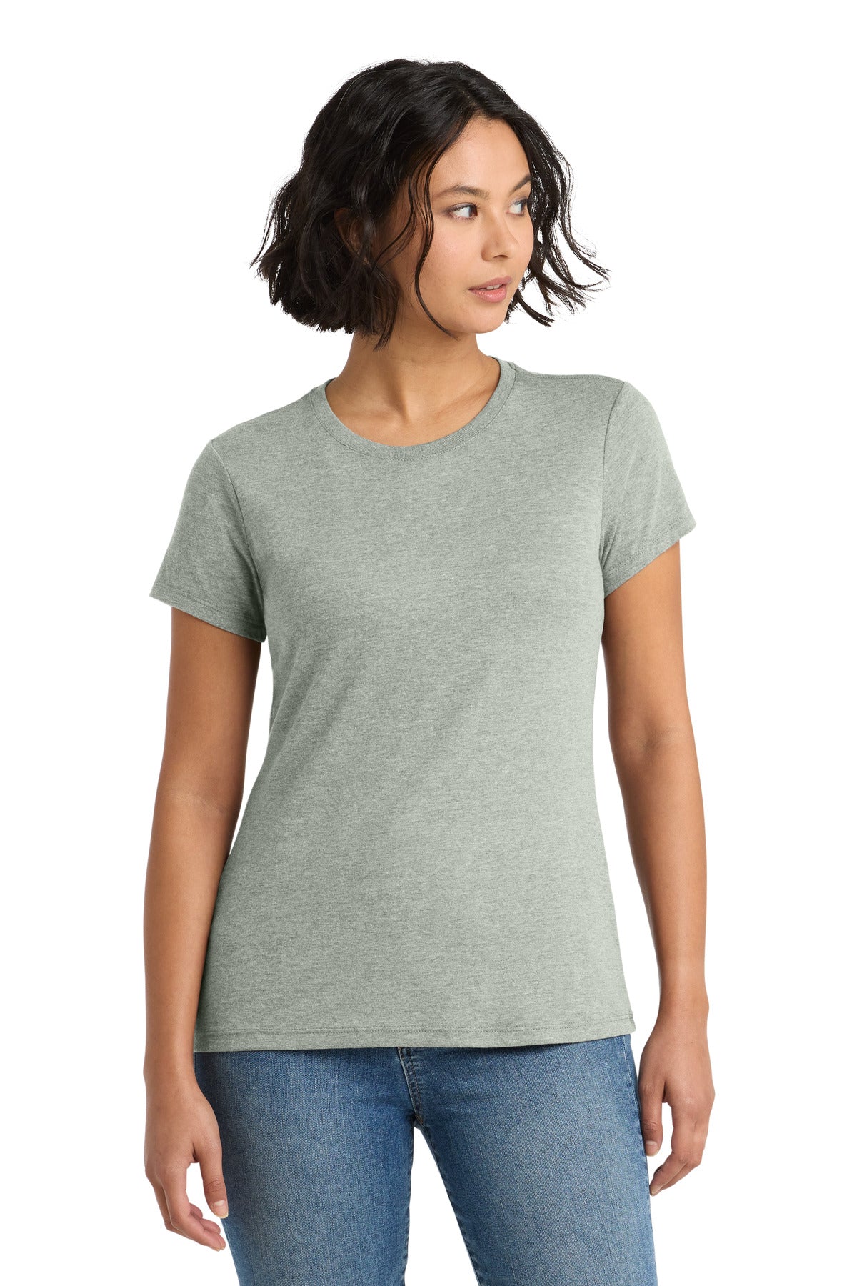 District  Women's Perfect Tri Tee - Heathered Grey