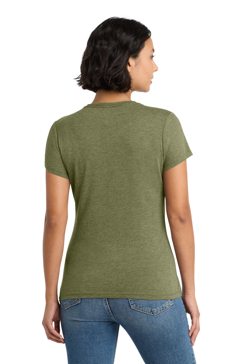 District  Women's Perfect Tri Tee - Military Green Frost