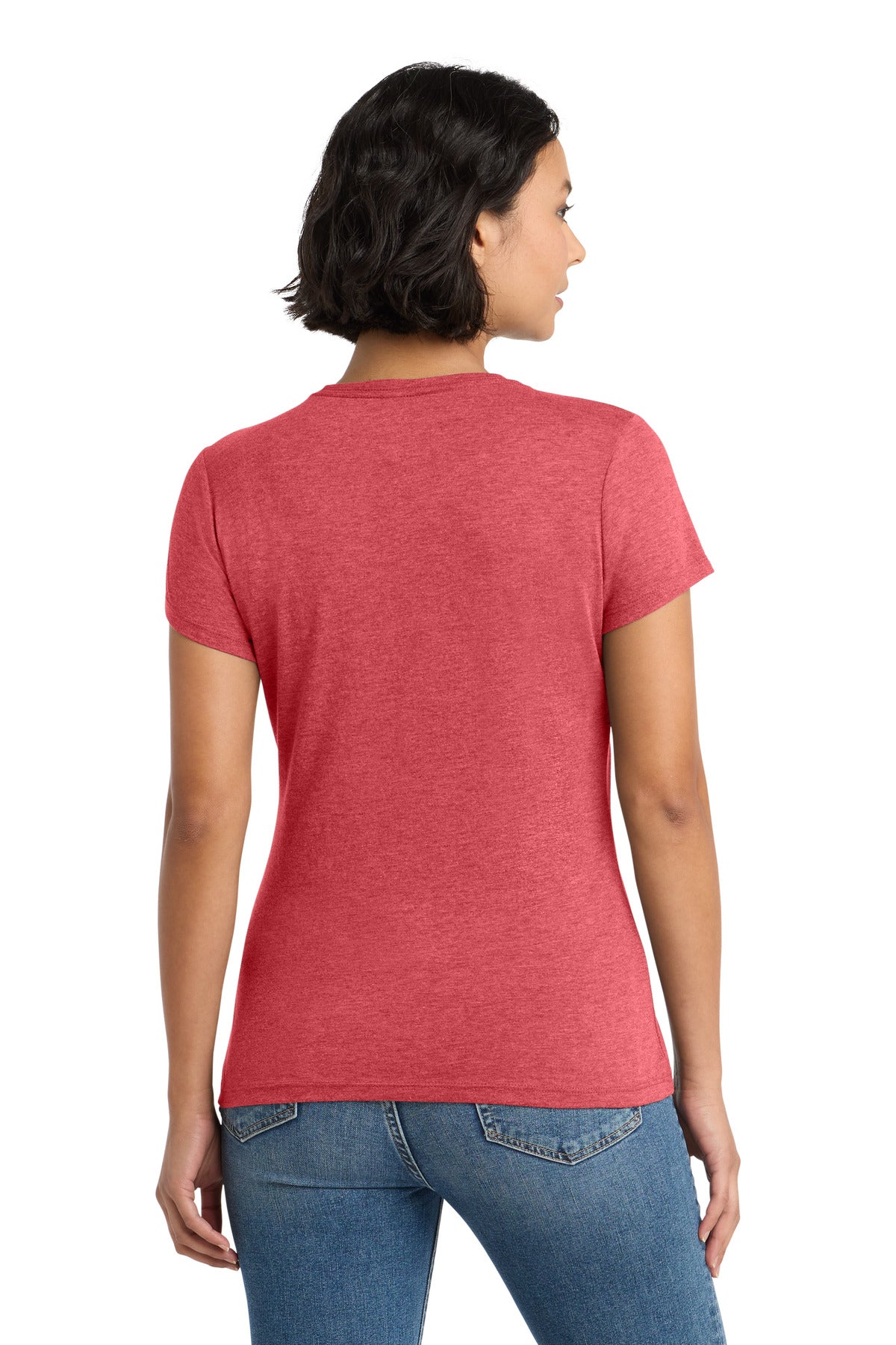 District  Women's Perfect Tri Tee - Red Frost