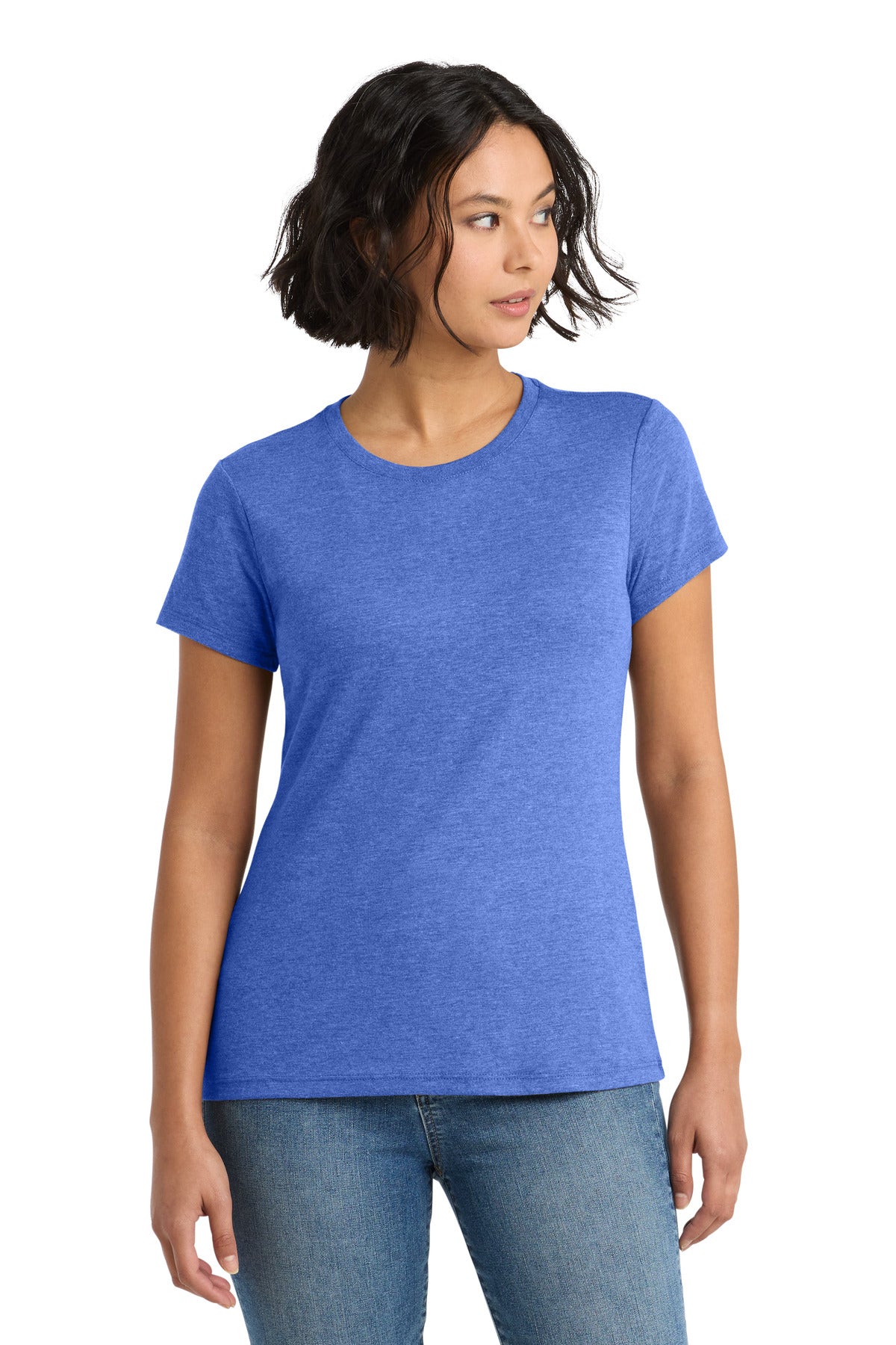 District  Women's Perfect Tri Tee - Royal Frost
