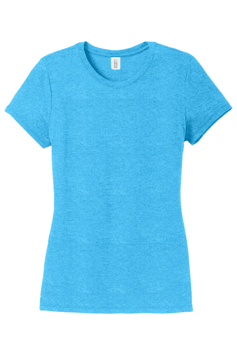 District  Women's Perfect Tri Tee - Turquoise Frost