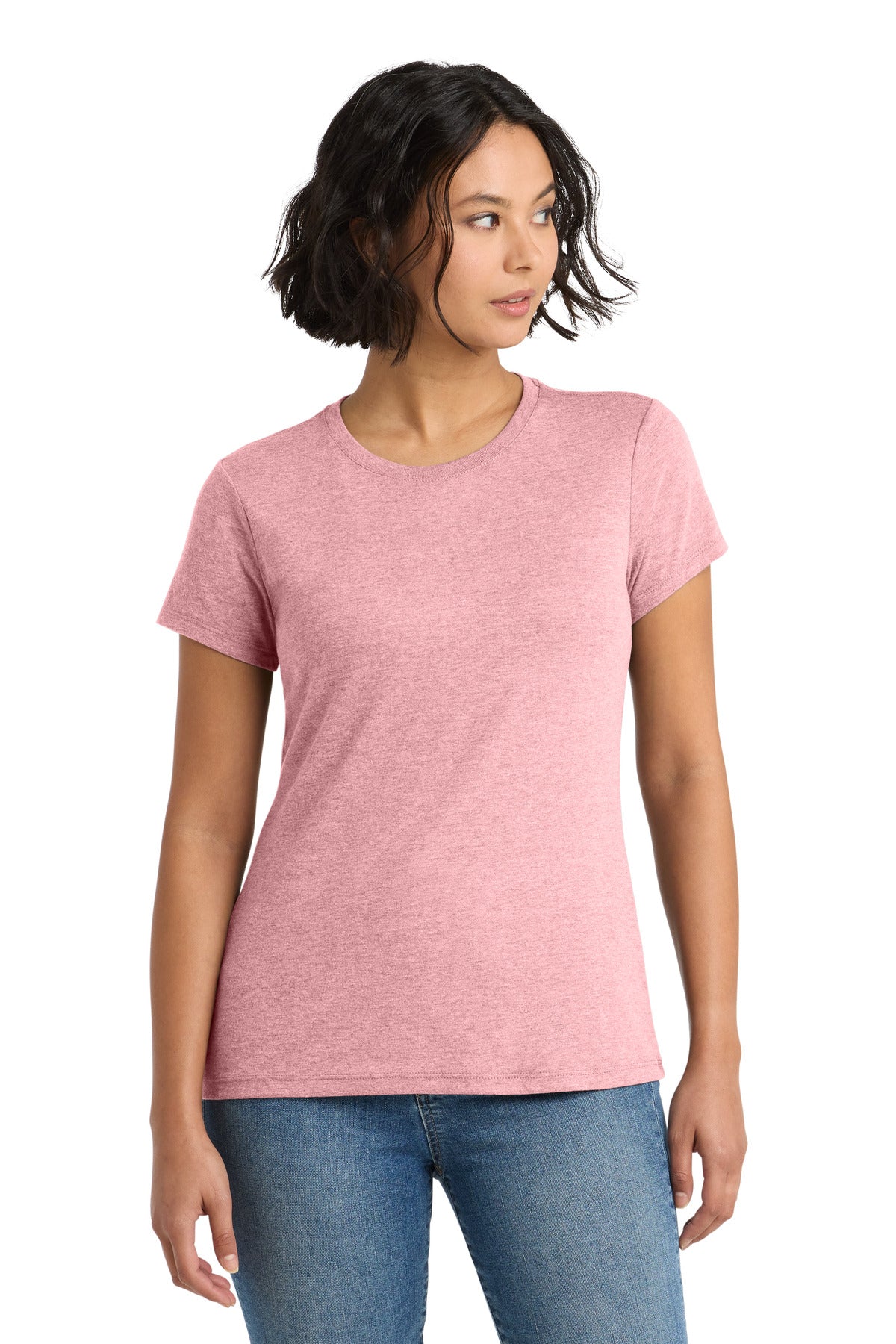 District  Women's Perfect Tri Tee - Wisteria Heather