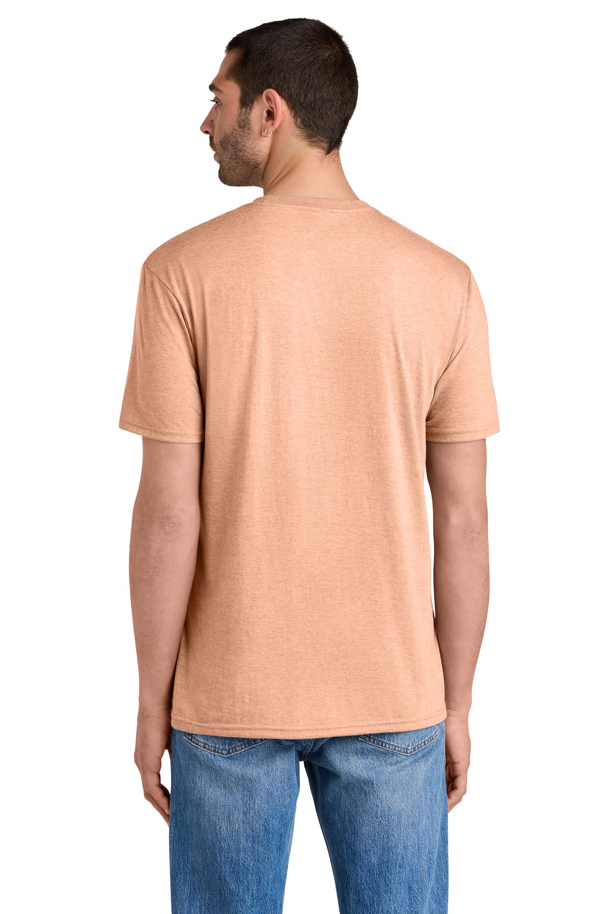 District  Perfect TriTee - Heathered Dusty Peach